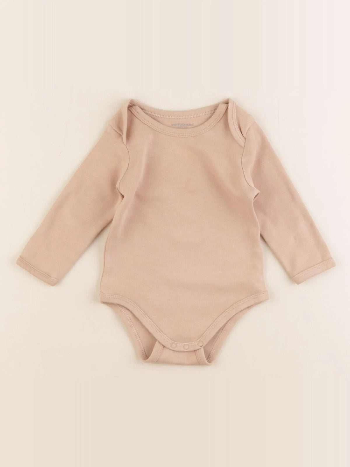 Vertbaudet - body marron - 12 mois