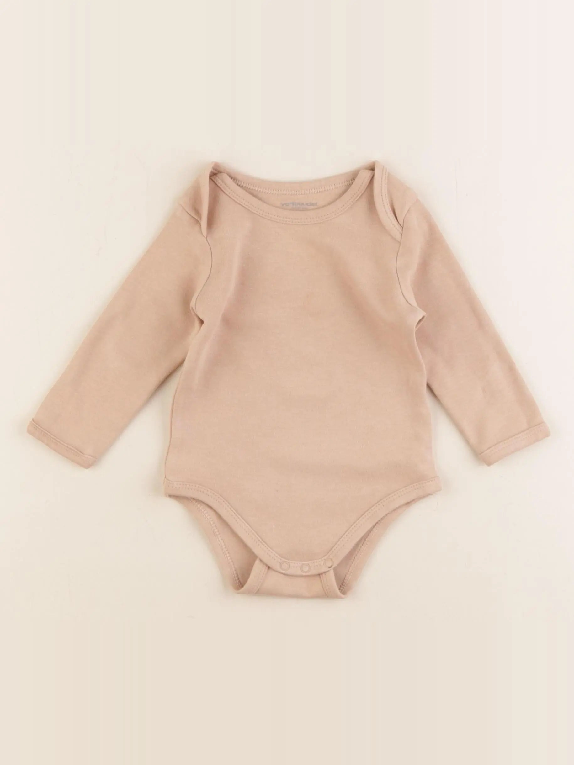 Vertbaudet - body marron - 12 mois