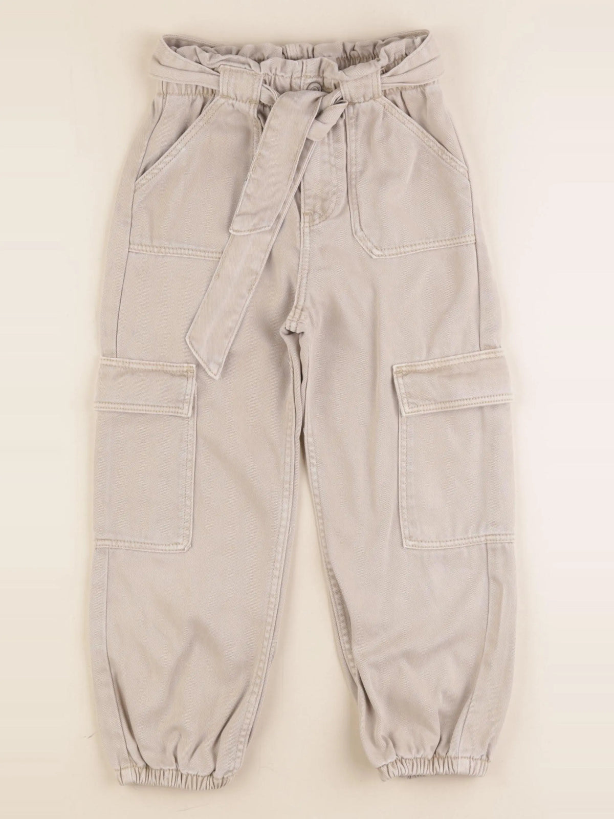 Vertbaudet - pantalon beige - 6 ans