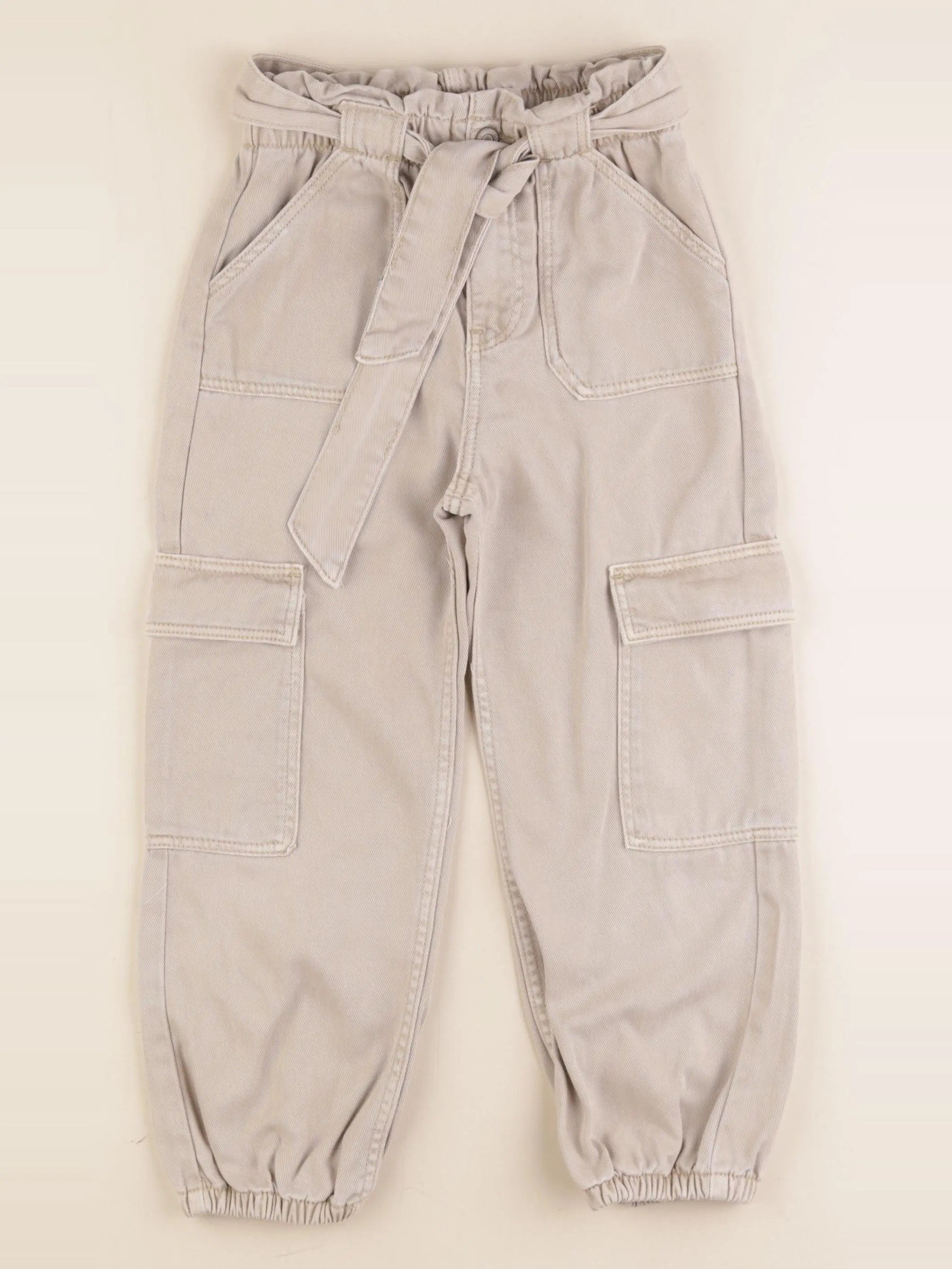 Vertbaudet - pantalon beige - 6 ans