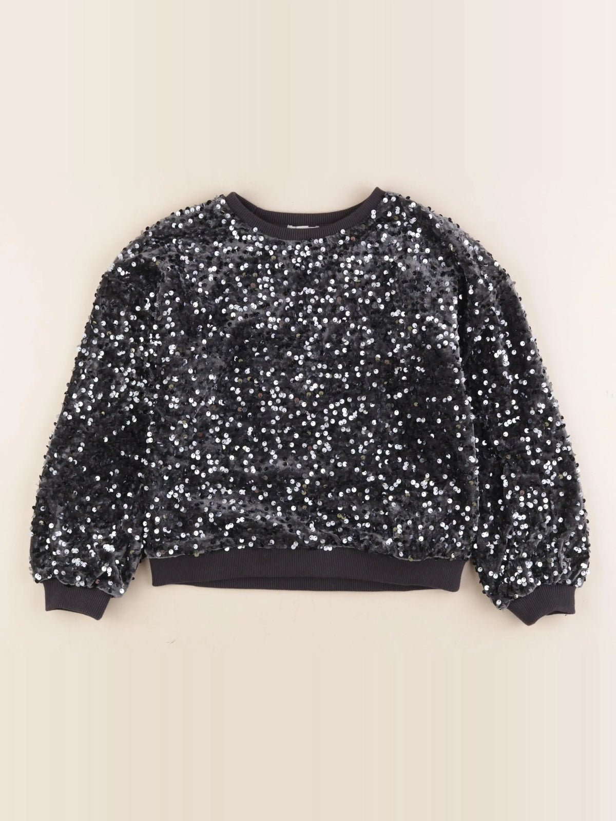 Vertbaudet - sweat gris - 8 ans