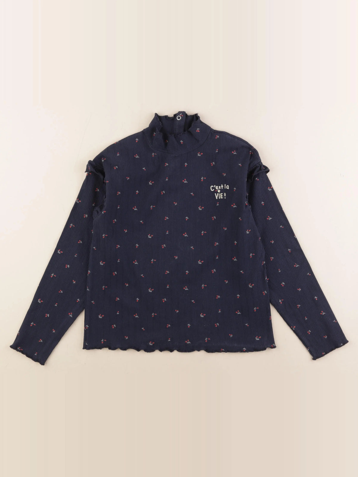 Vertbaudet - tee-shirt bleu - 10 ans