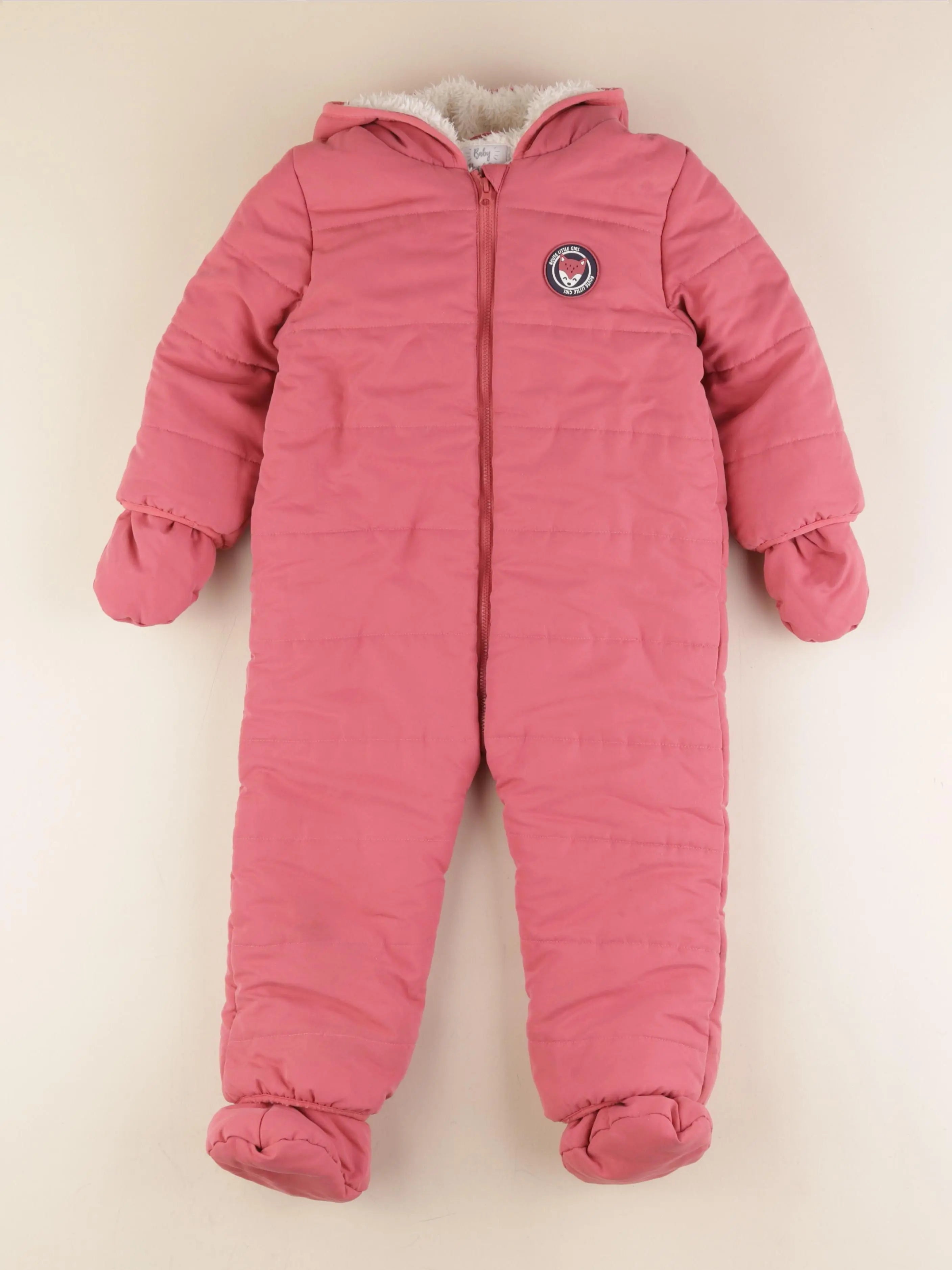 Vertbaudet - combi-pilote rose - 36 mois