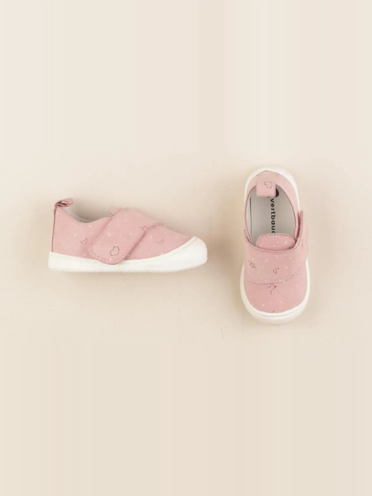 Vertbaudet - chaussons rose - pointure 19