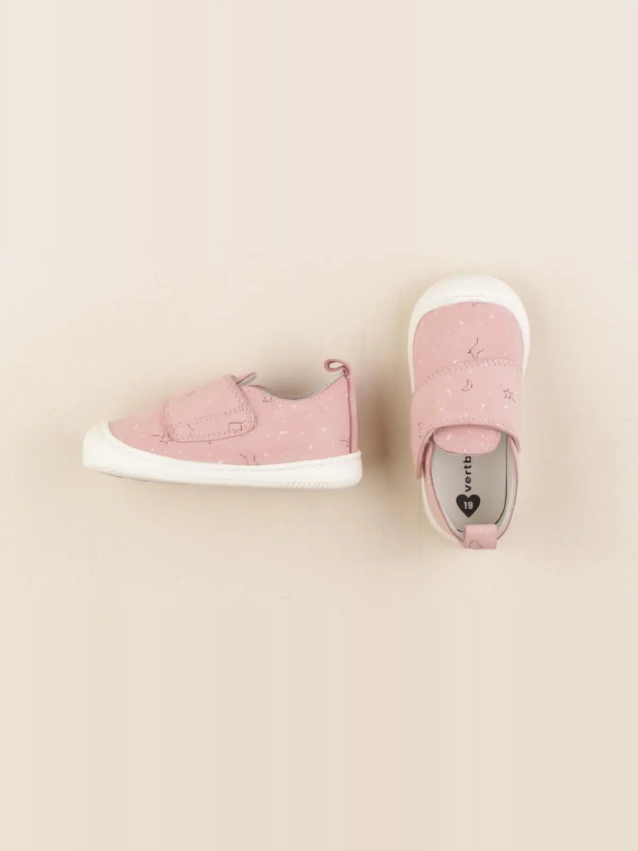 Vertbaudet - chaussons rose - pointure 19