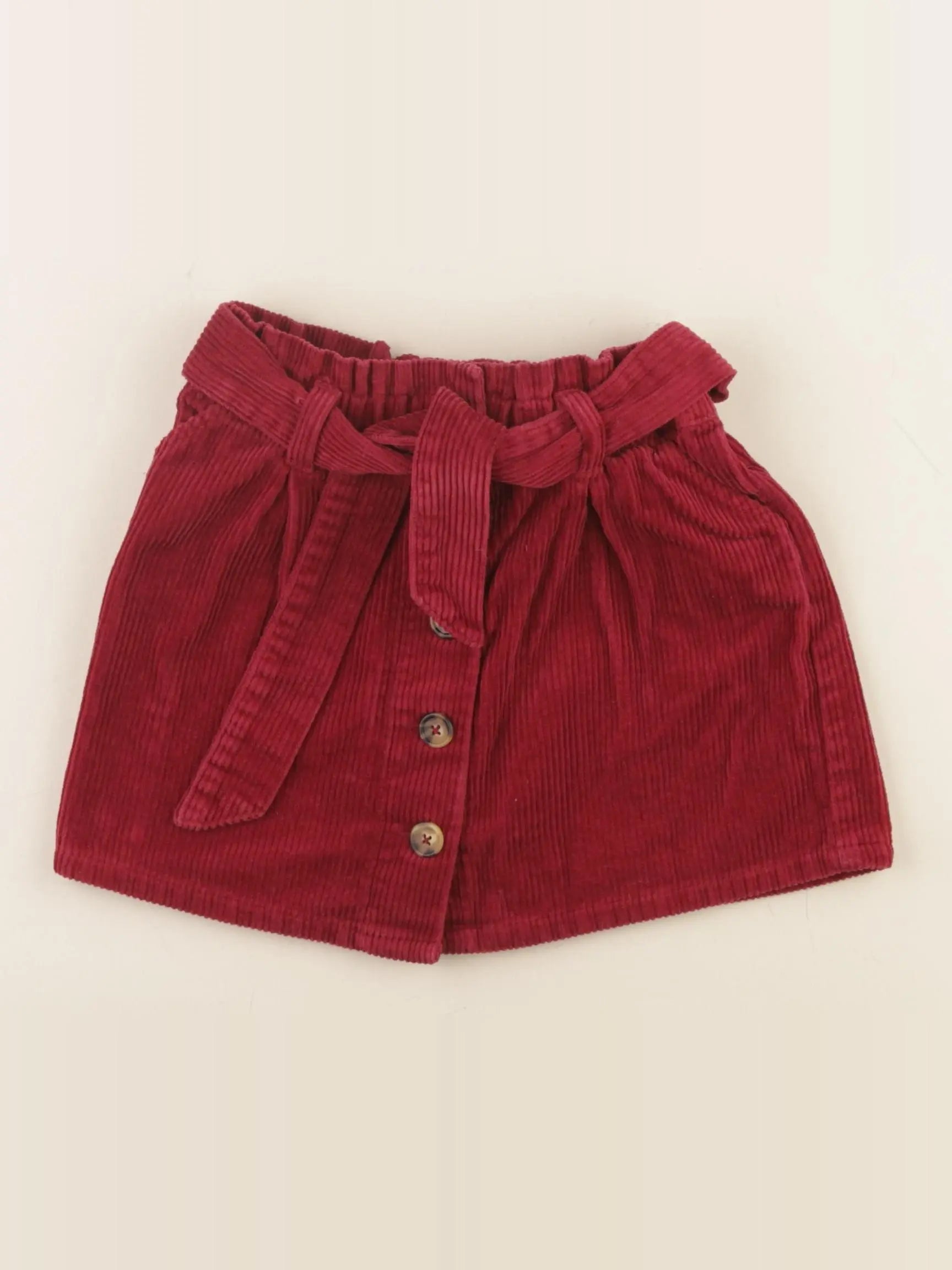 Vertbaudet - jupe rouge - 5 ans