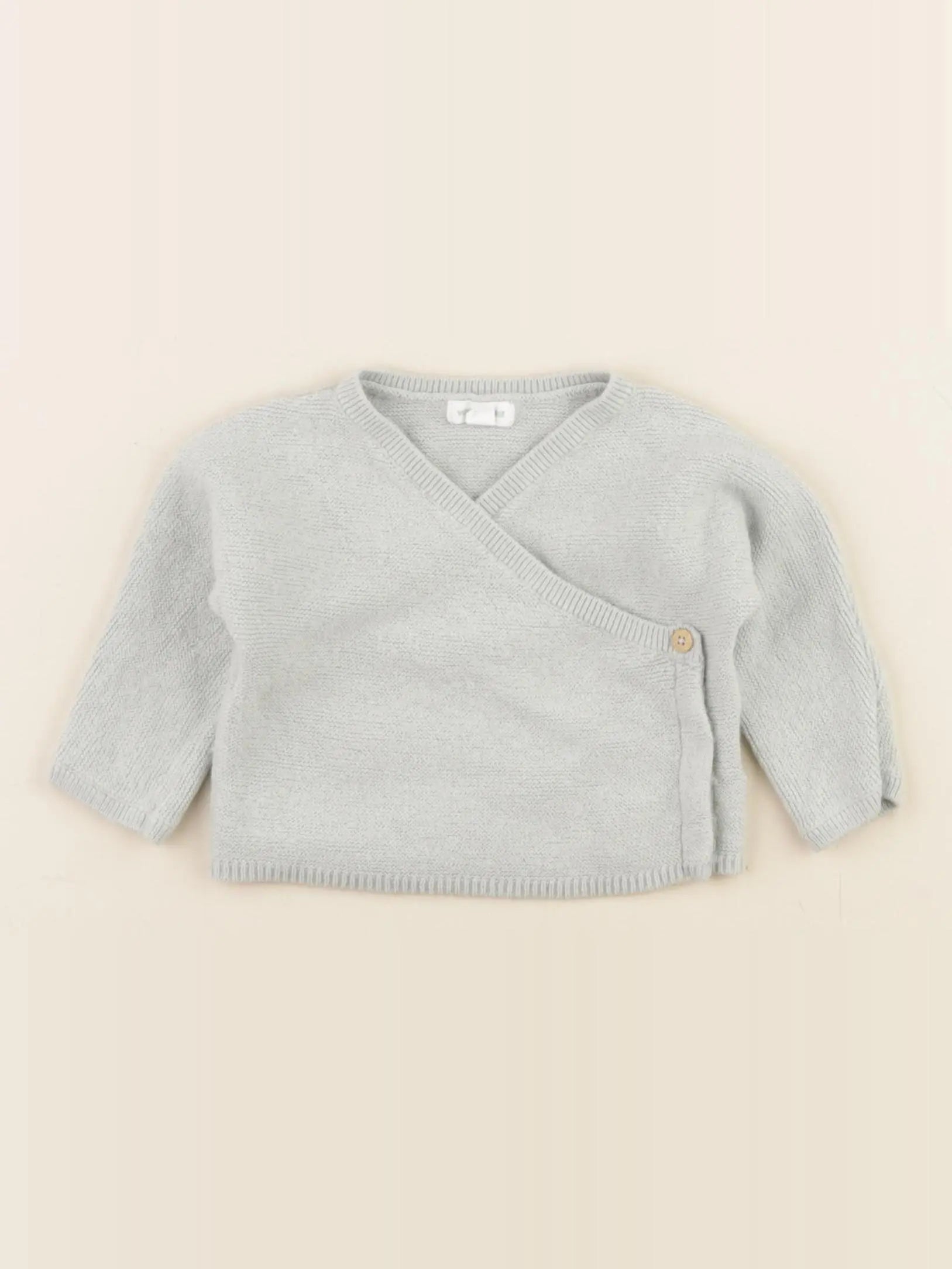 Vertbaudet - pull vert - 3 mois