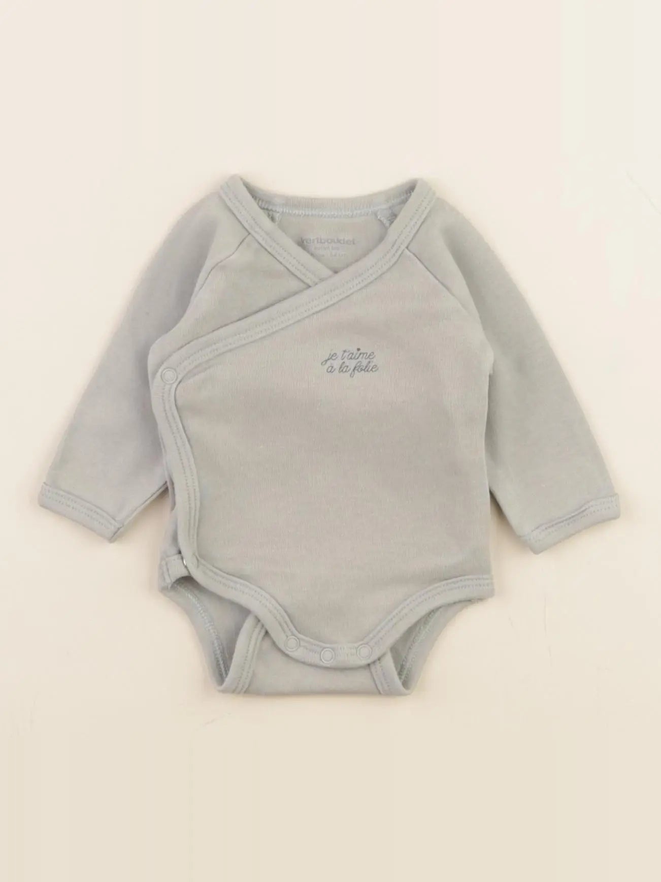 Vertbaudet - body vert - 1 mois