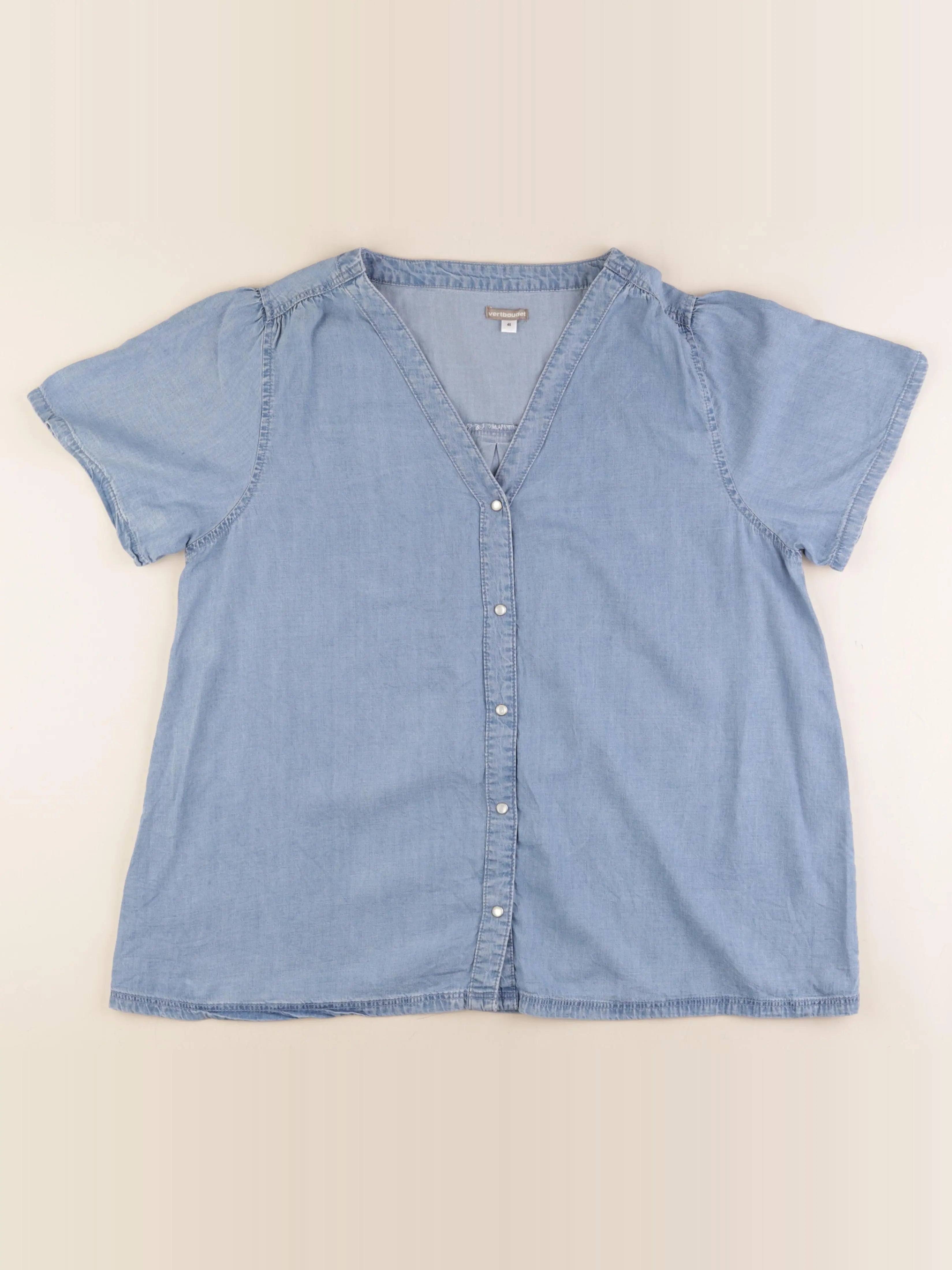 Vertbaudet - blouse grossesse bleu - 46