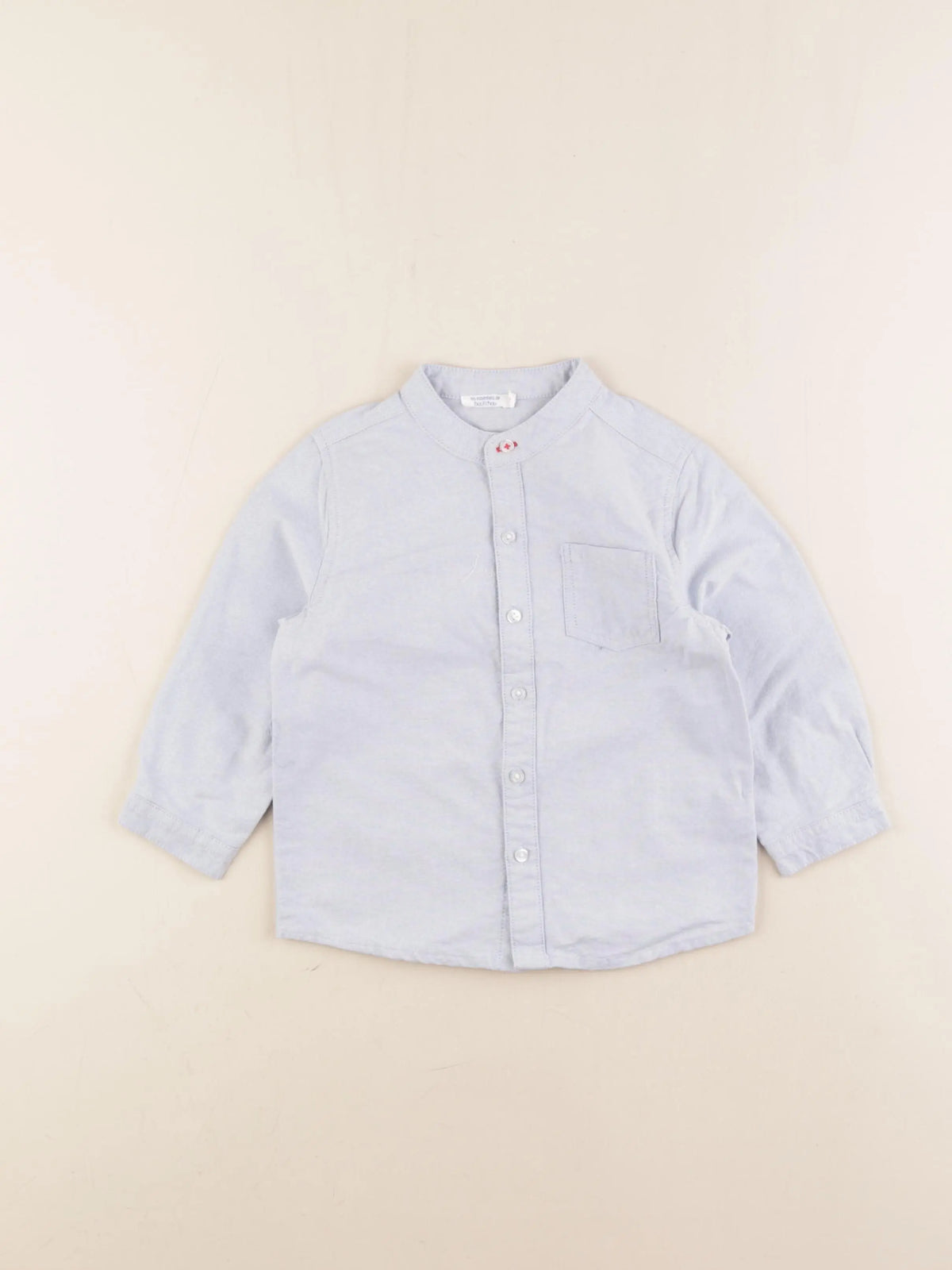 Boutchou - chemise bleu - 24 mois