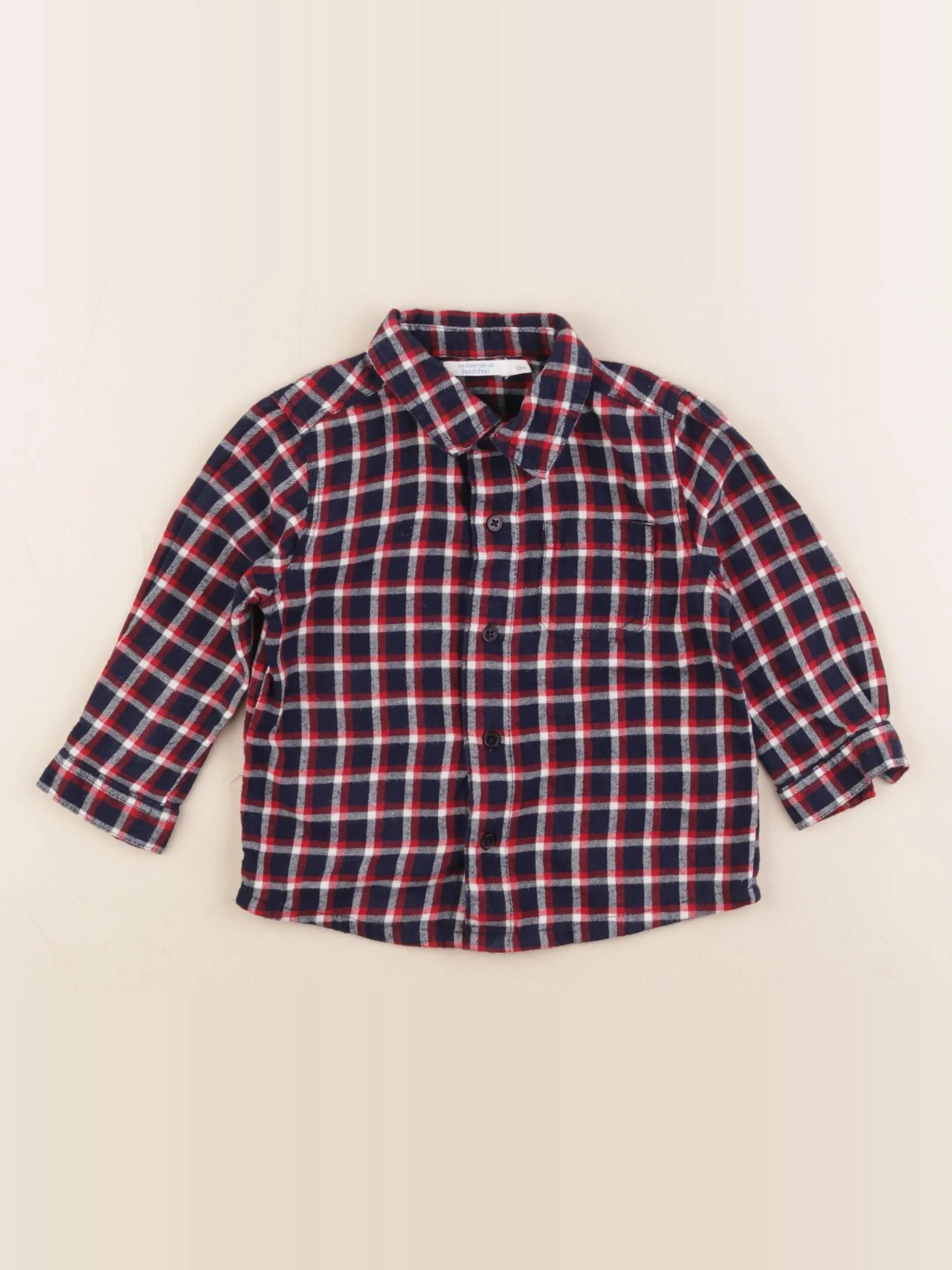 Boutchou - chemise multicolore - 12 mois