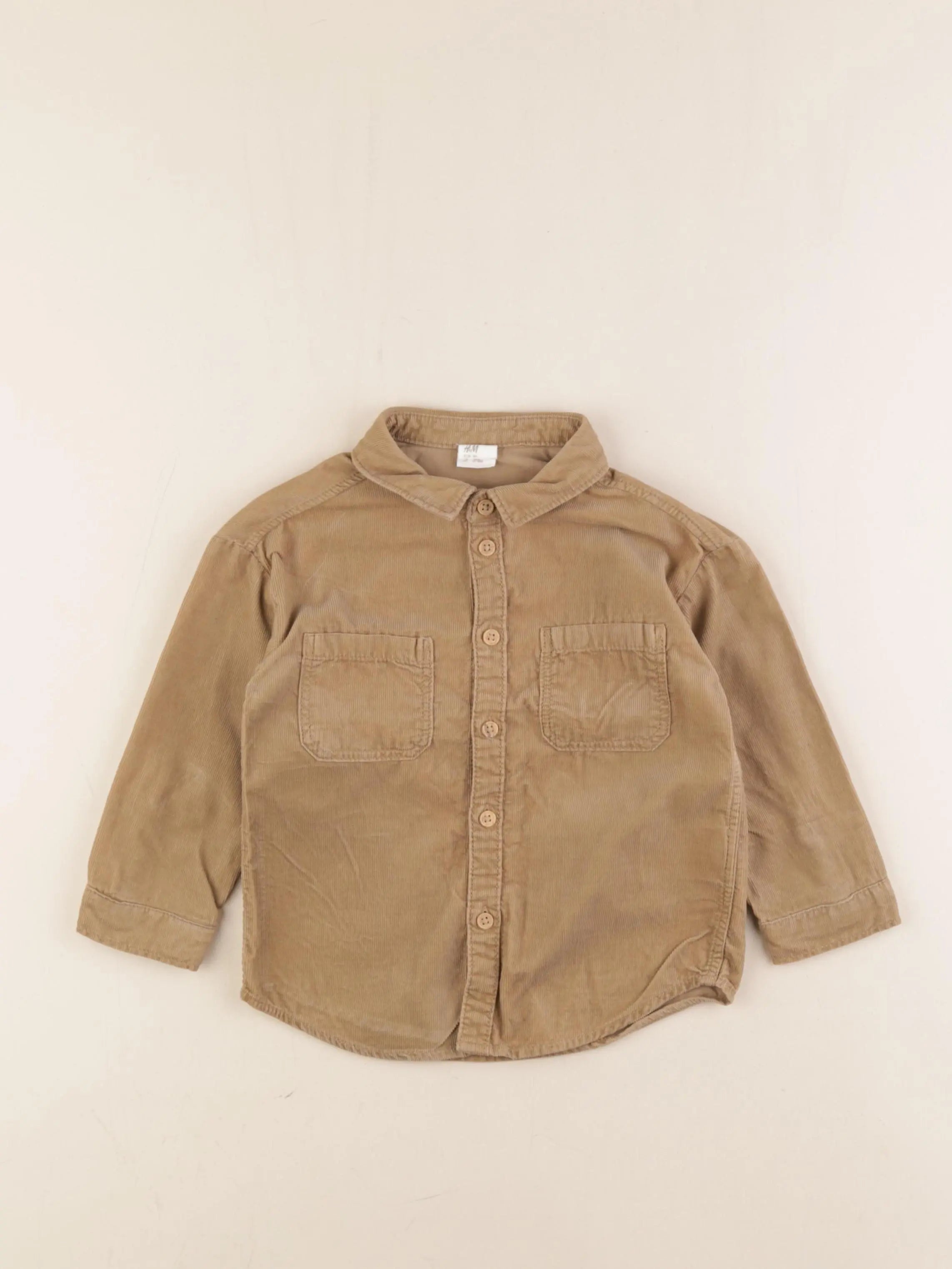 H&M - chemise marron - 12/18 mois