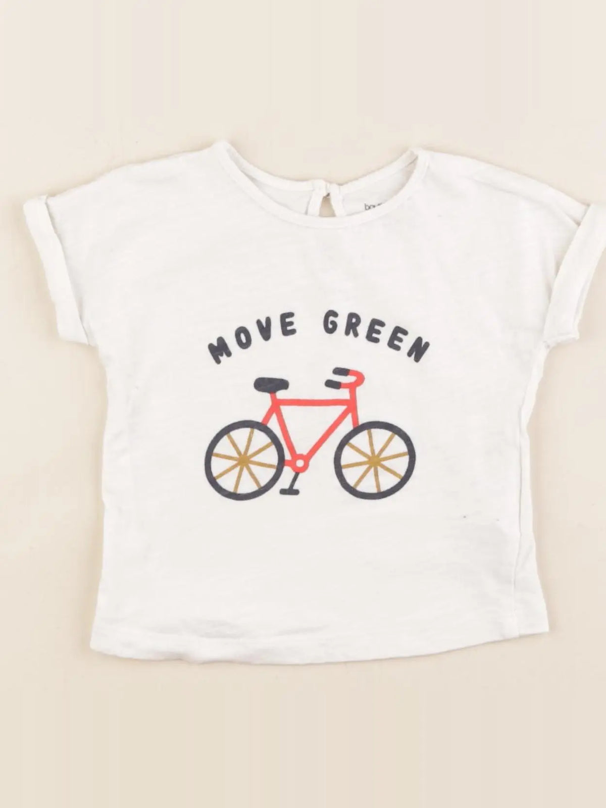 Boutchou - tee-shirt blanc - 6 mois