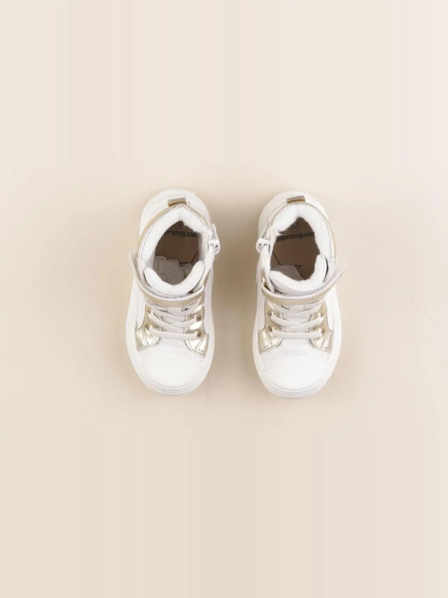 Vertbaudet - baskets blanc - pointure 24