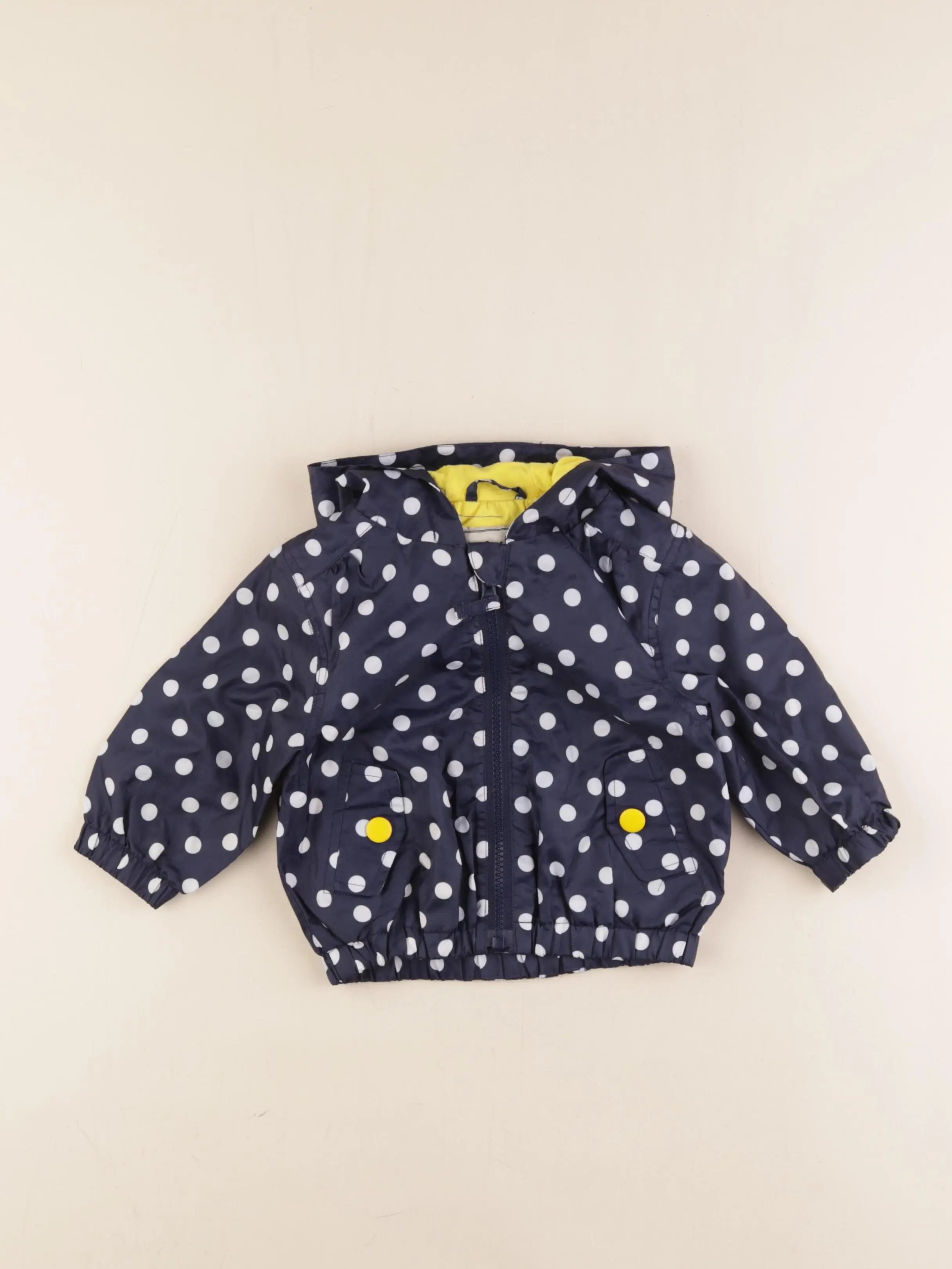 Next - coupe-vent bleu - 6/9 mois