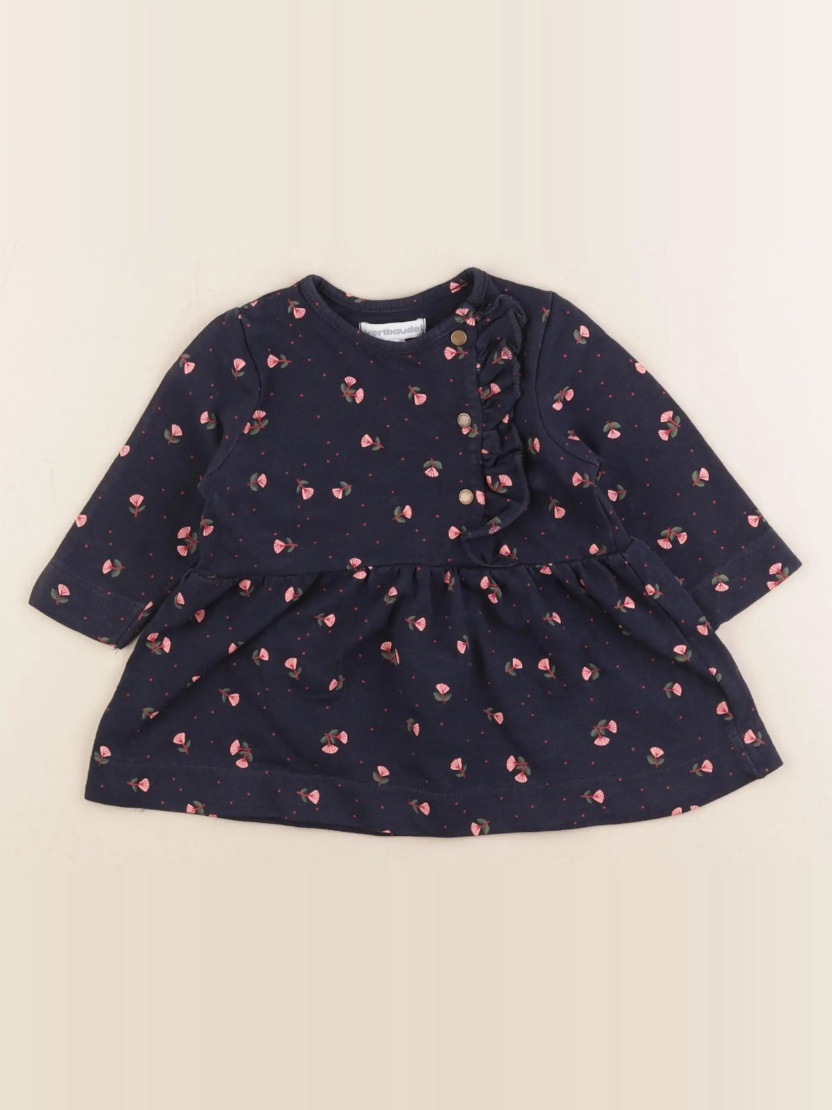 Vertbaudet - robe bleu - 6 mois