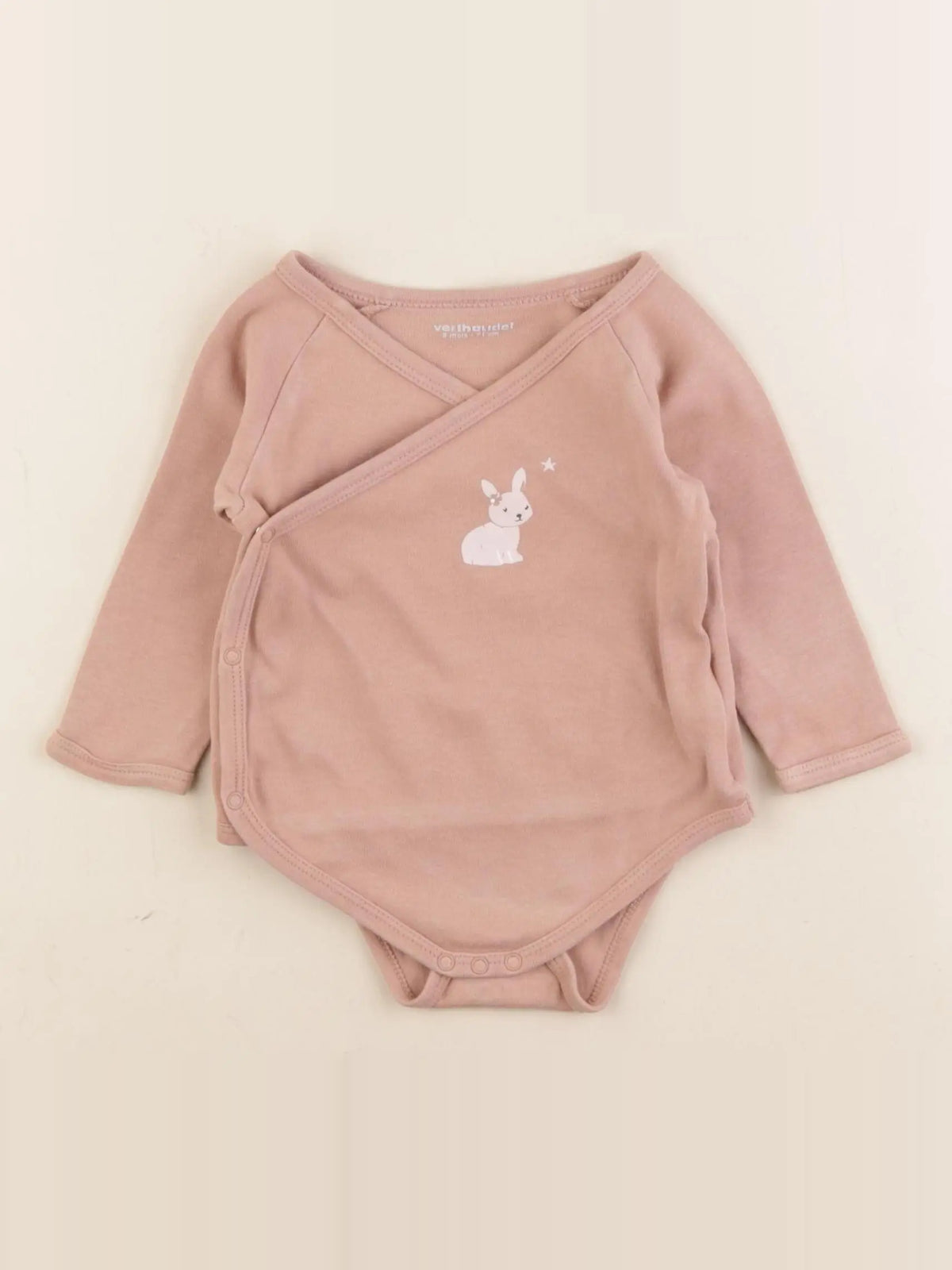 Vertbaudet - body marron - 9 mois