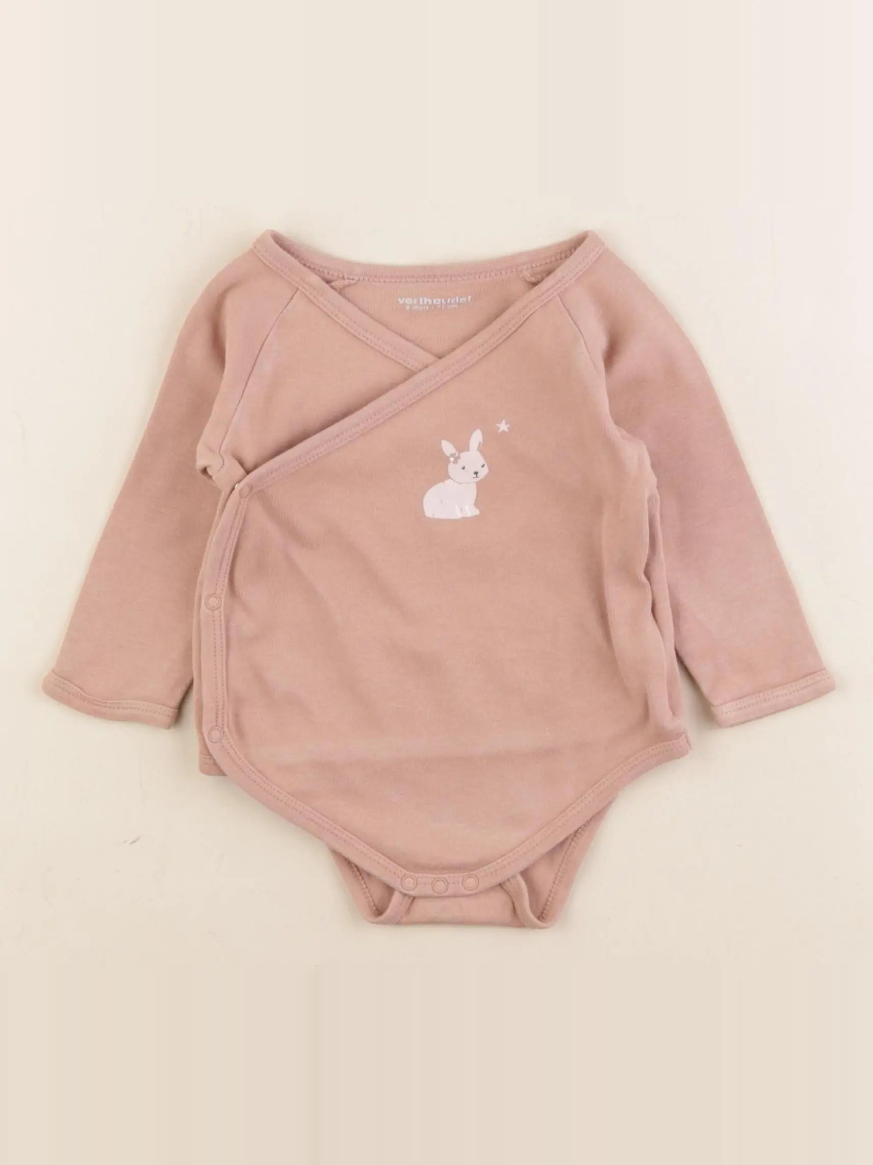 Vertbaudet - body marron - 9 mois