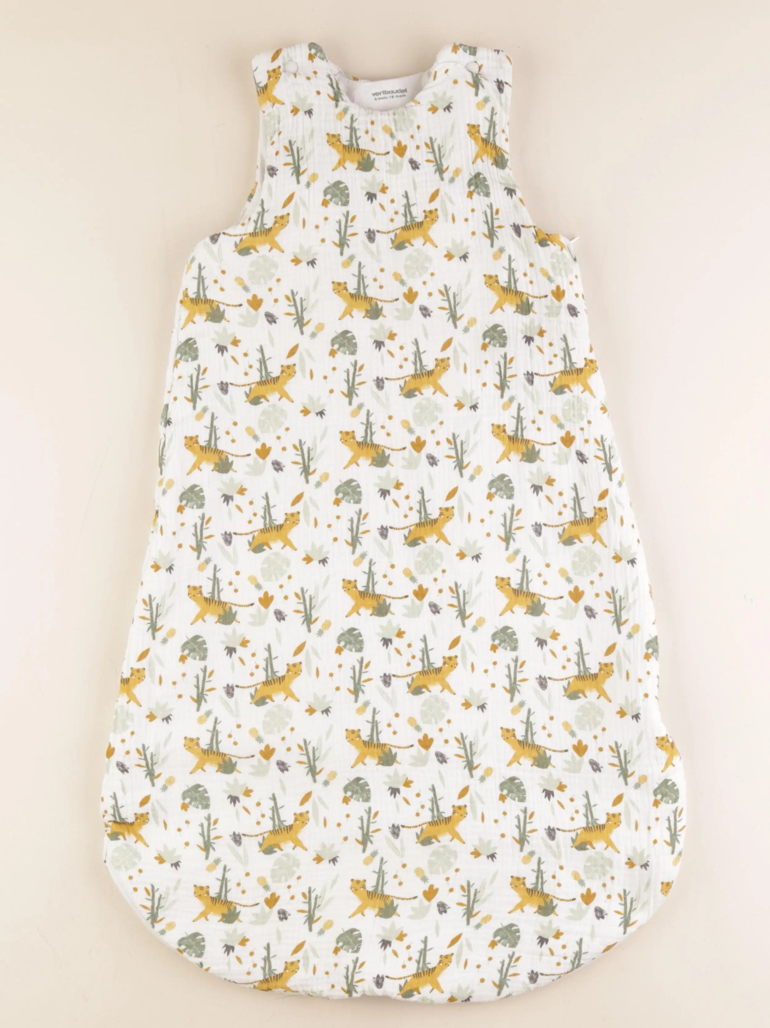 Vertbaudet - gigoteuse TOG 2,5 vert, jaune - 6/18 mois