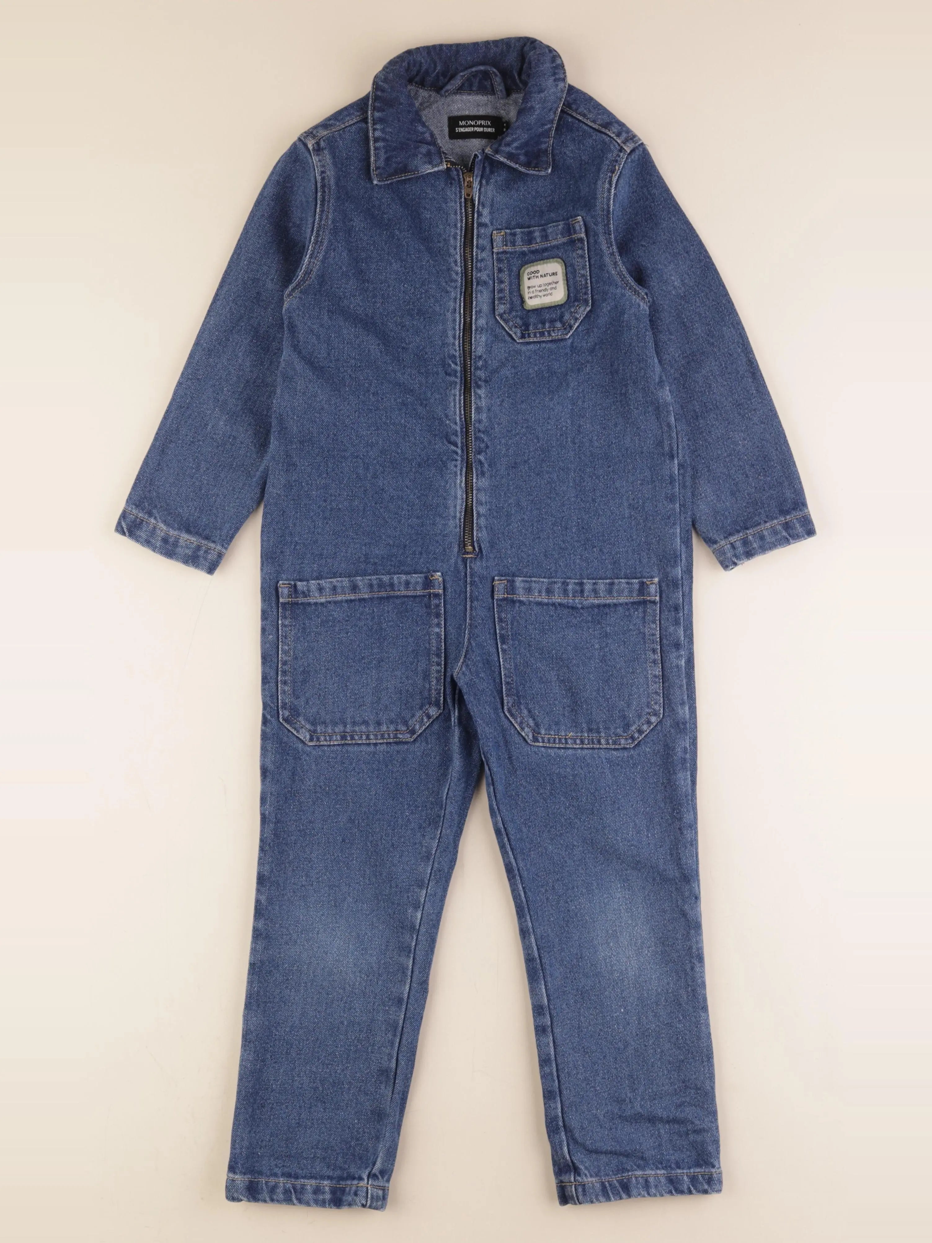 Monoprix - combinaison bleu - 5 ans