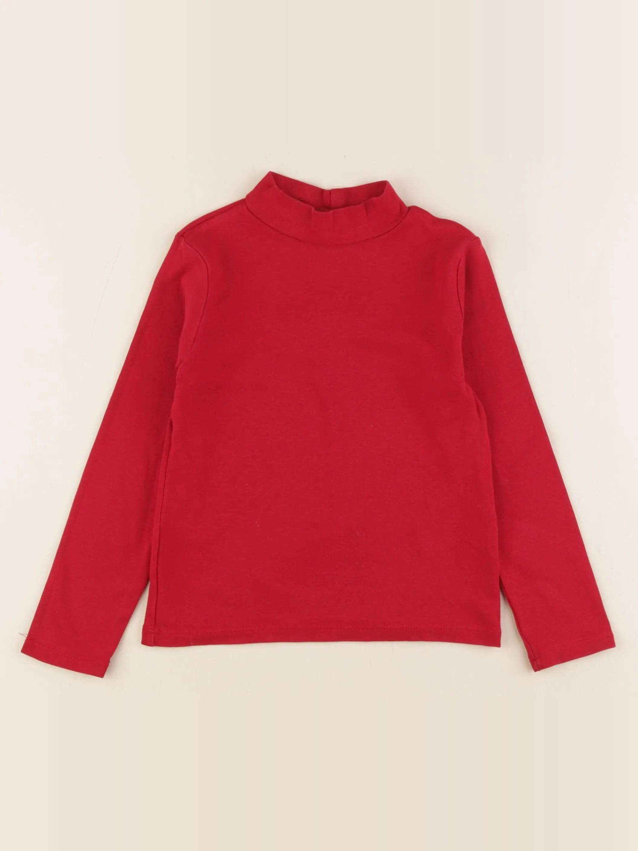 H&M - sous-pull rouge - 4/6 ans