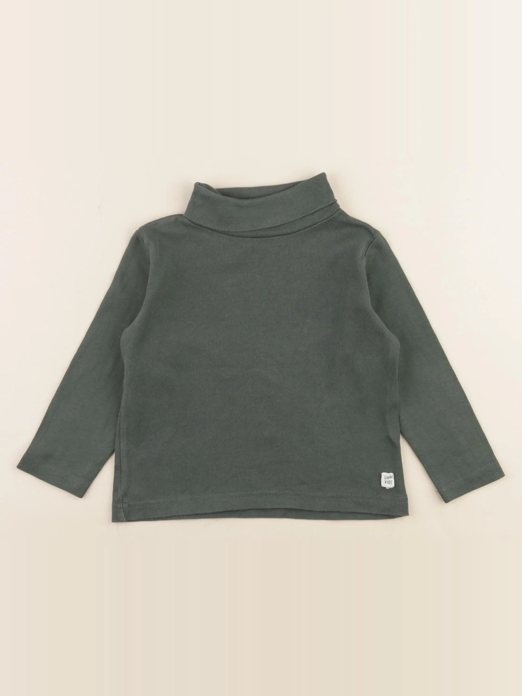 Vertbaudet - sous-pull vert - 3 ans