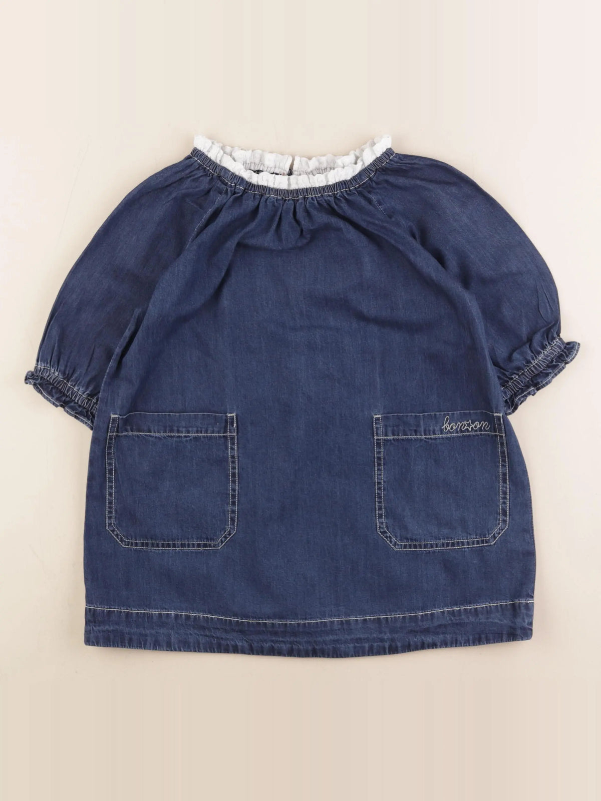 Bonton - robe bleu - 4 ans
