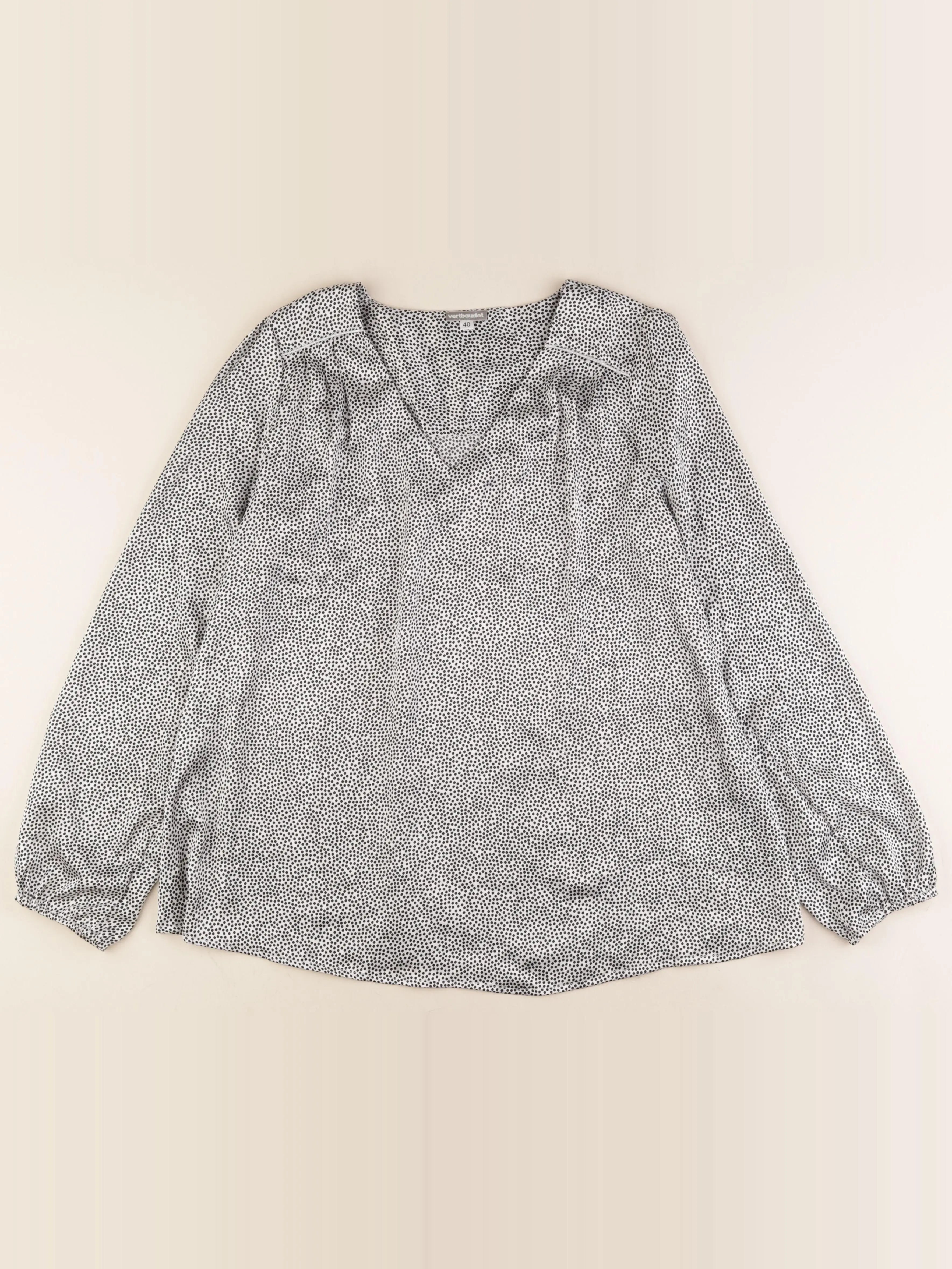 Vertbaudet - blouse grossesse noir, blanc - 40