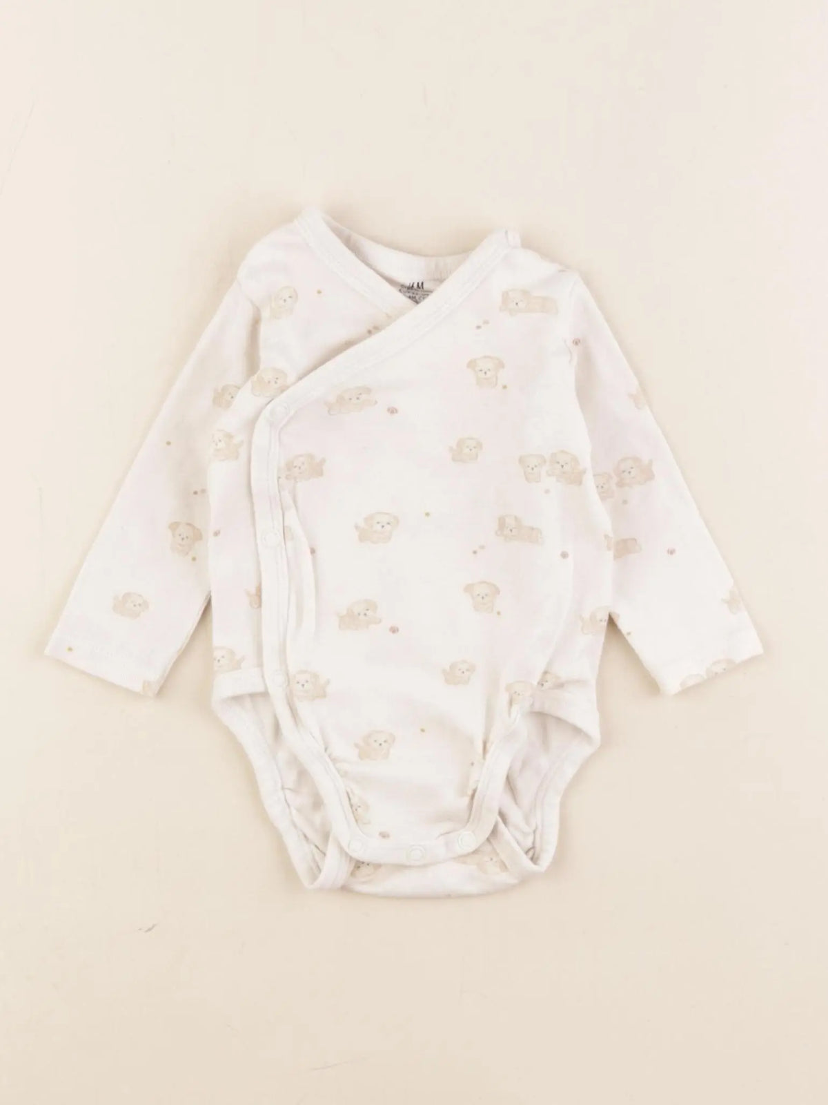 H&M - body marron - 3 mois