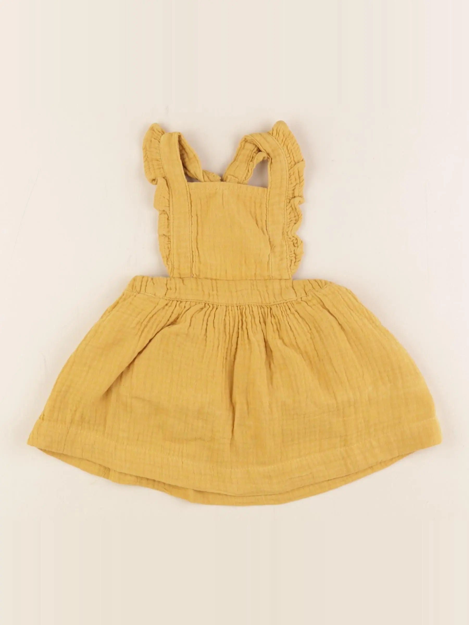 Vertbaudet - robe jaune - 6 mois