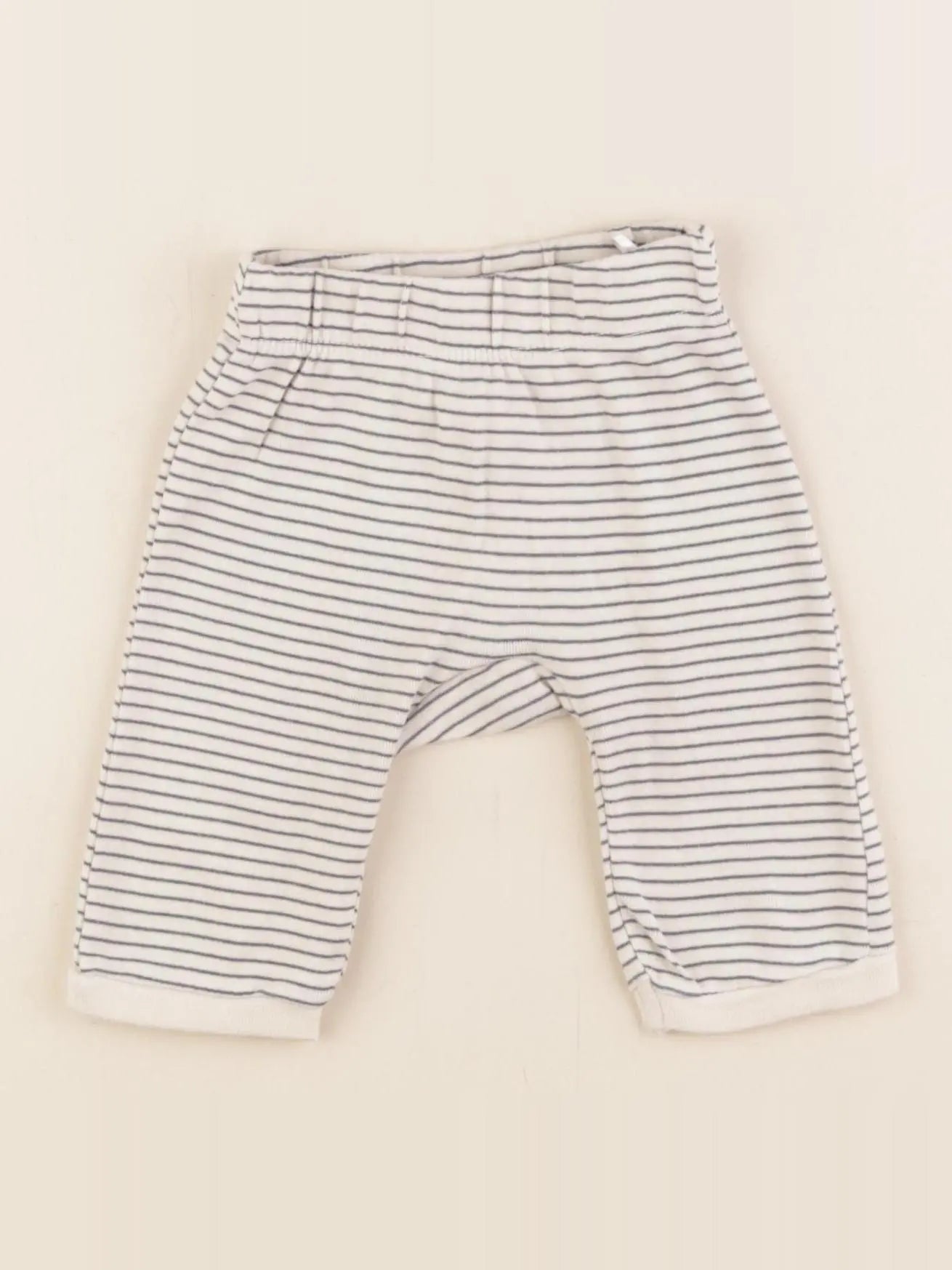 H&M - legging bleu, blanc - 1/2 mois