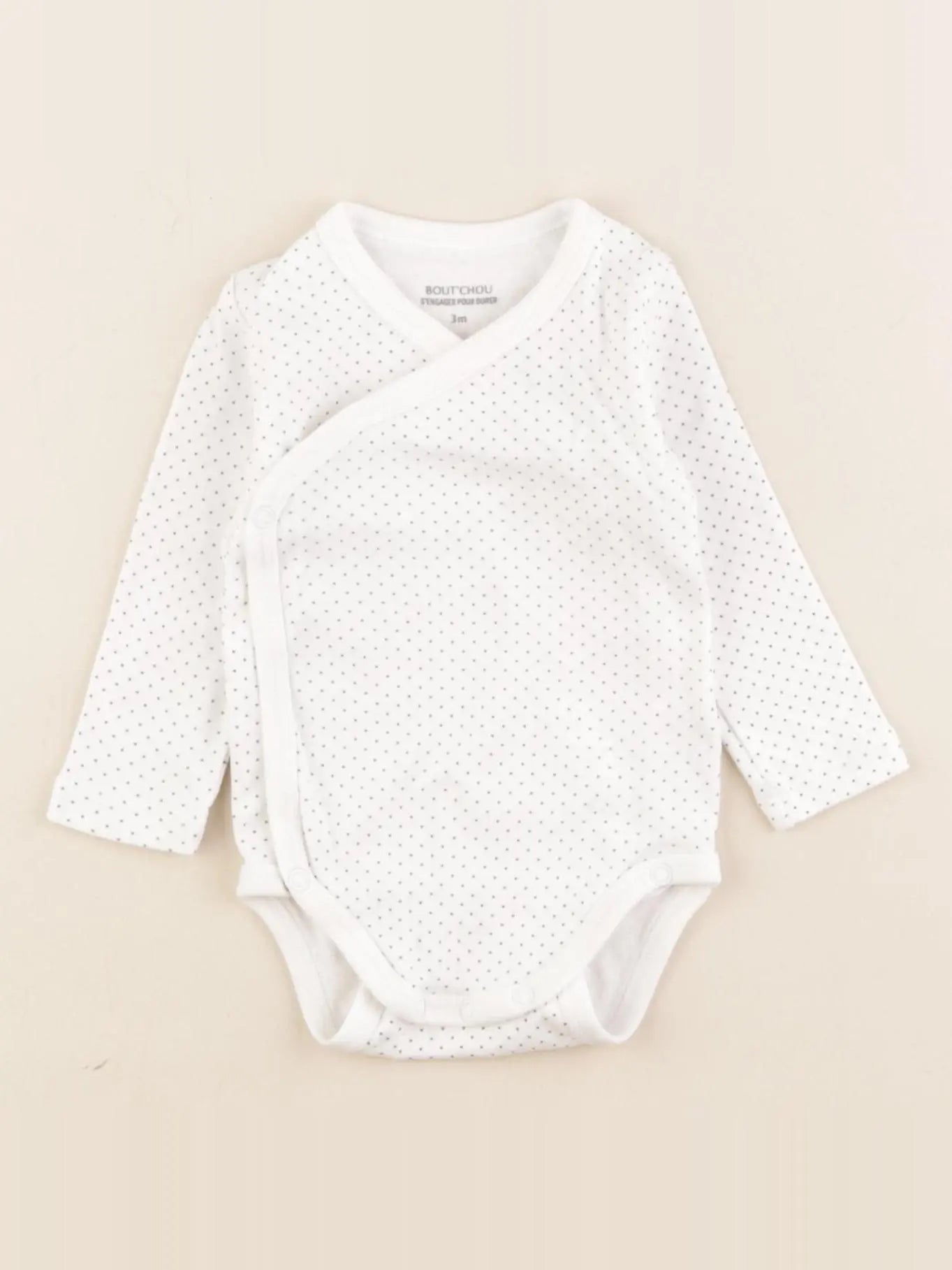 Boutchou - body blanc - 3 mois