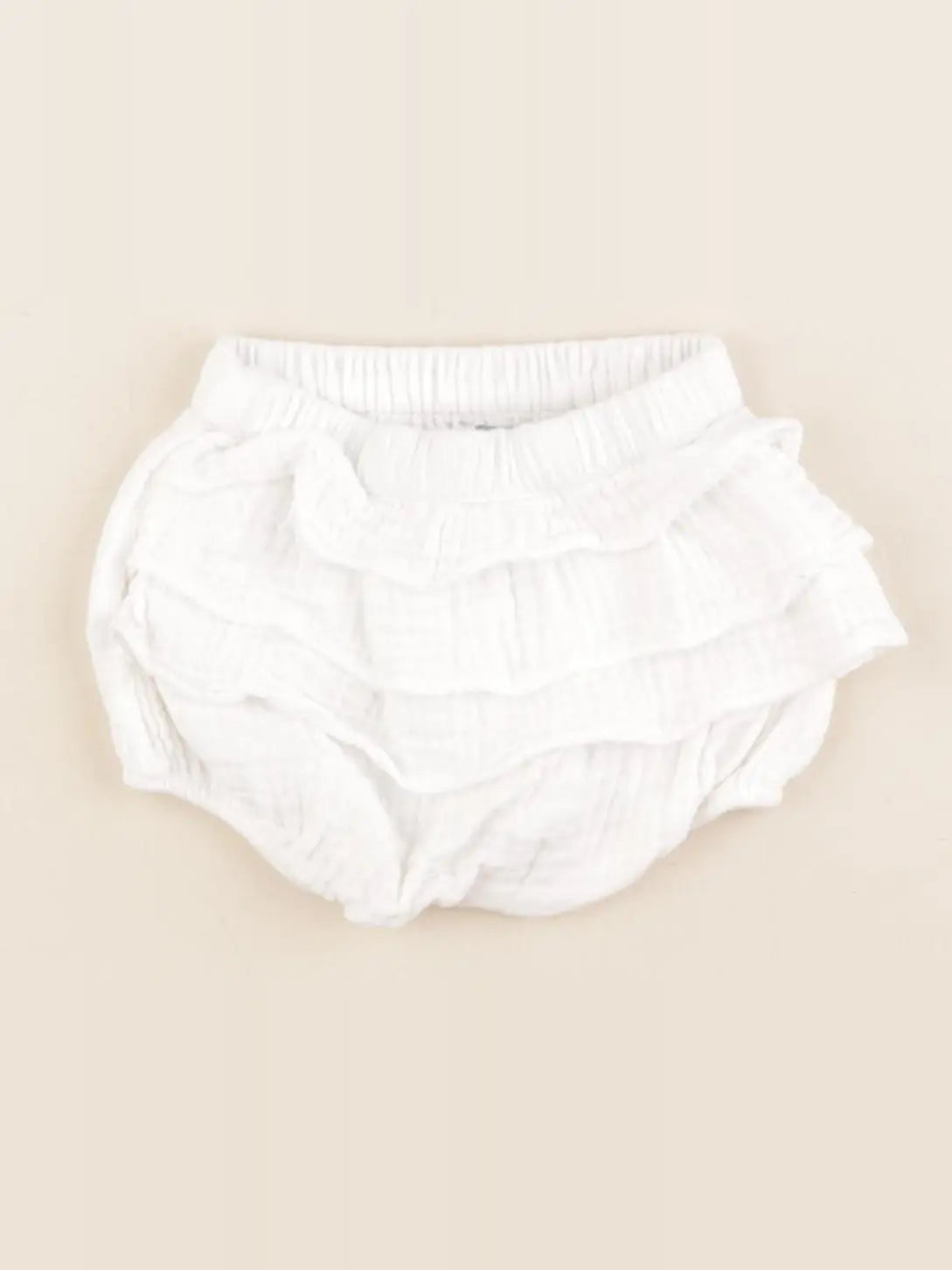 Vertbaudet - bloomer volants au dos blanc - 3 mois