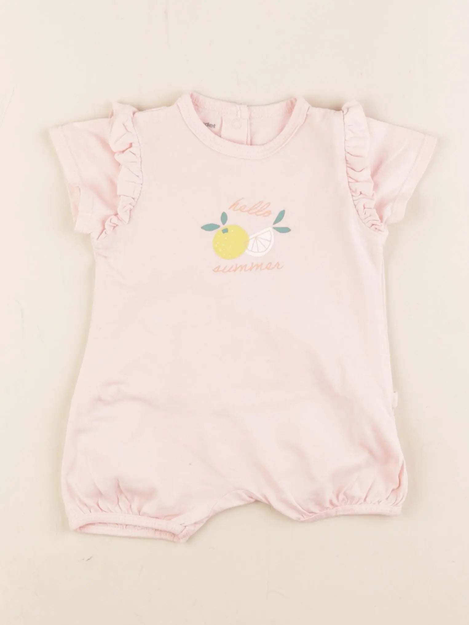 Vertbaudet - combinaison rose - 3 mois