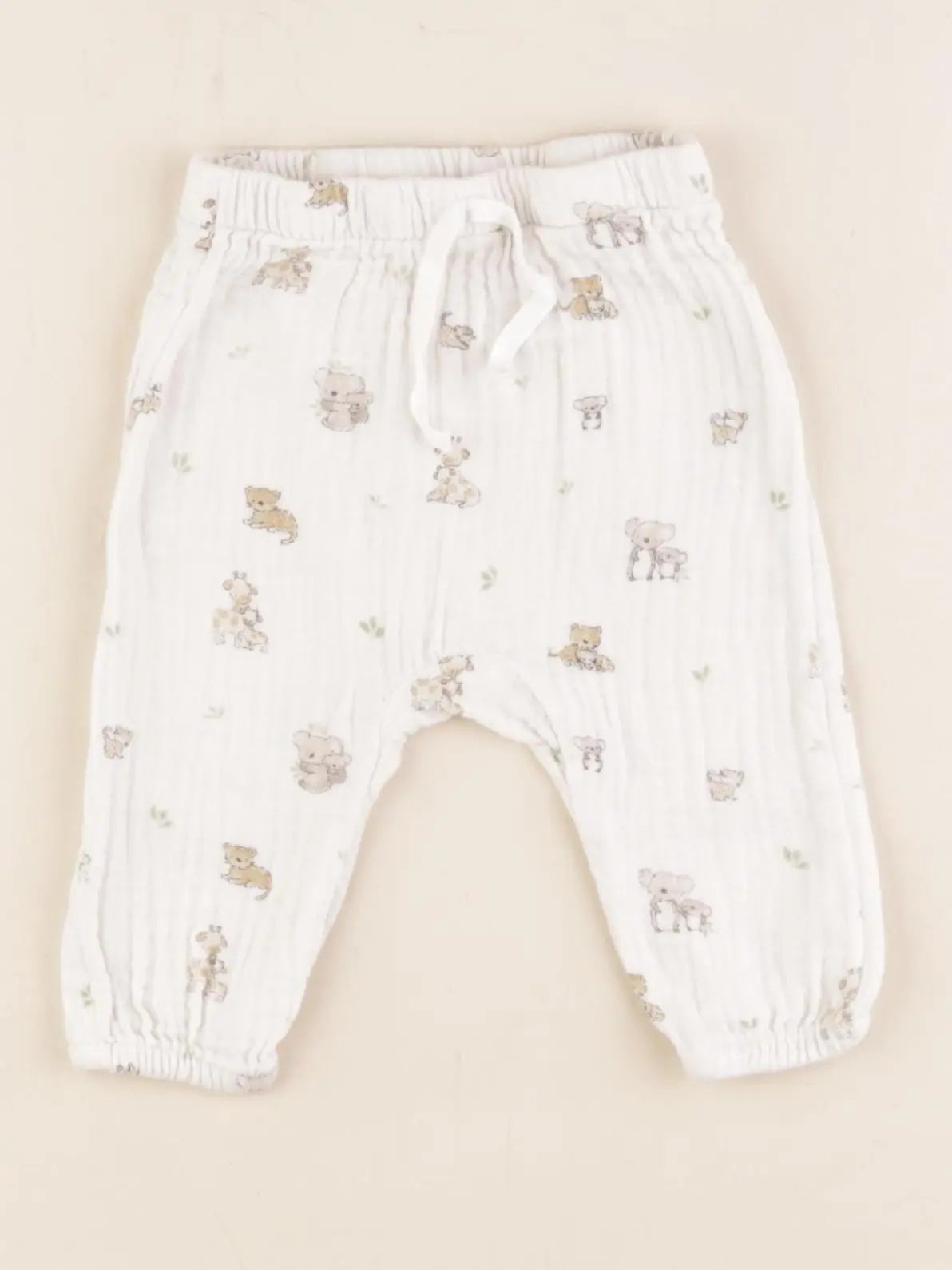 H&M - sarouel beige - 1/2 mois