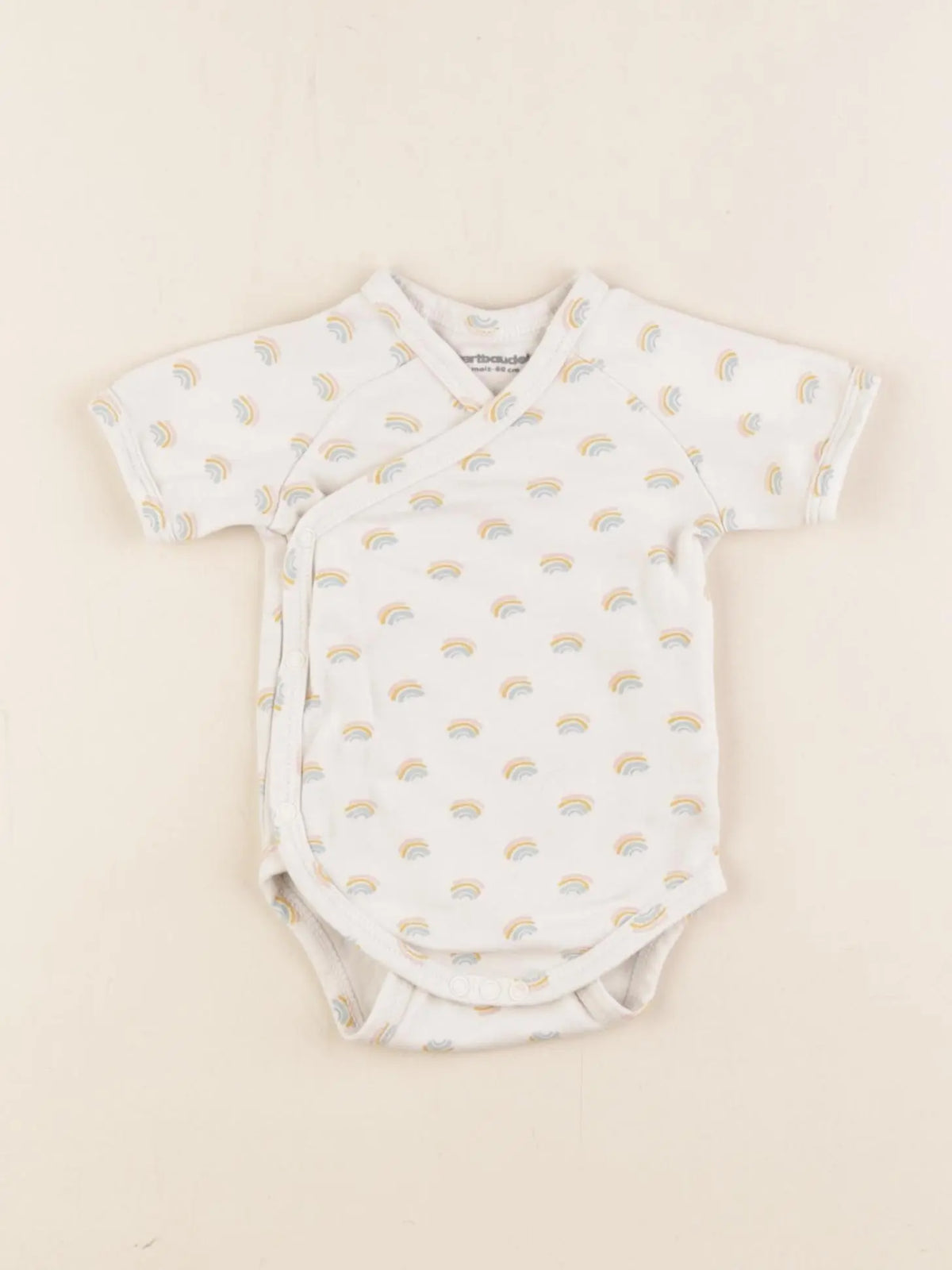 Vertbaudet - body beige - 3 mois