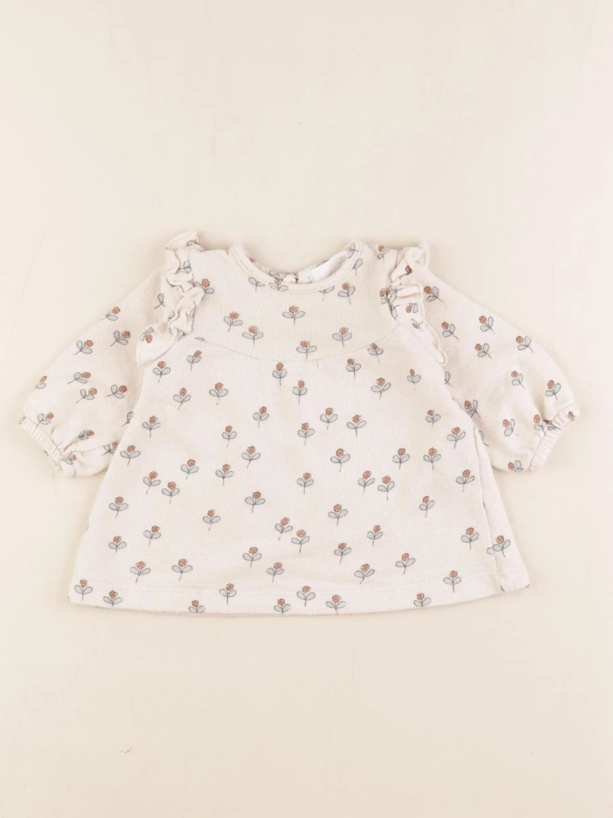 Zara - robe marron - 1/3 mois