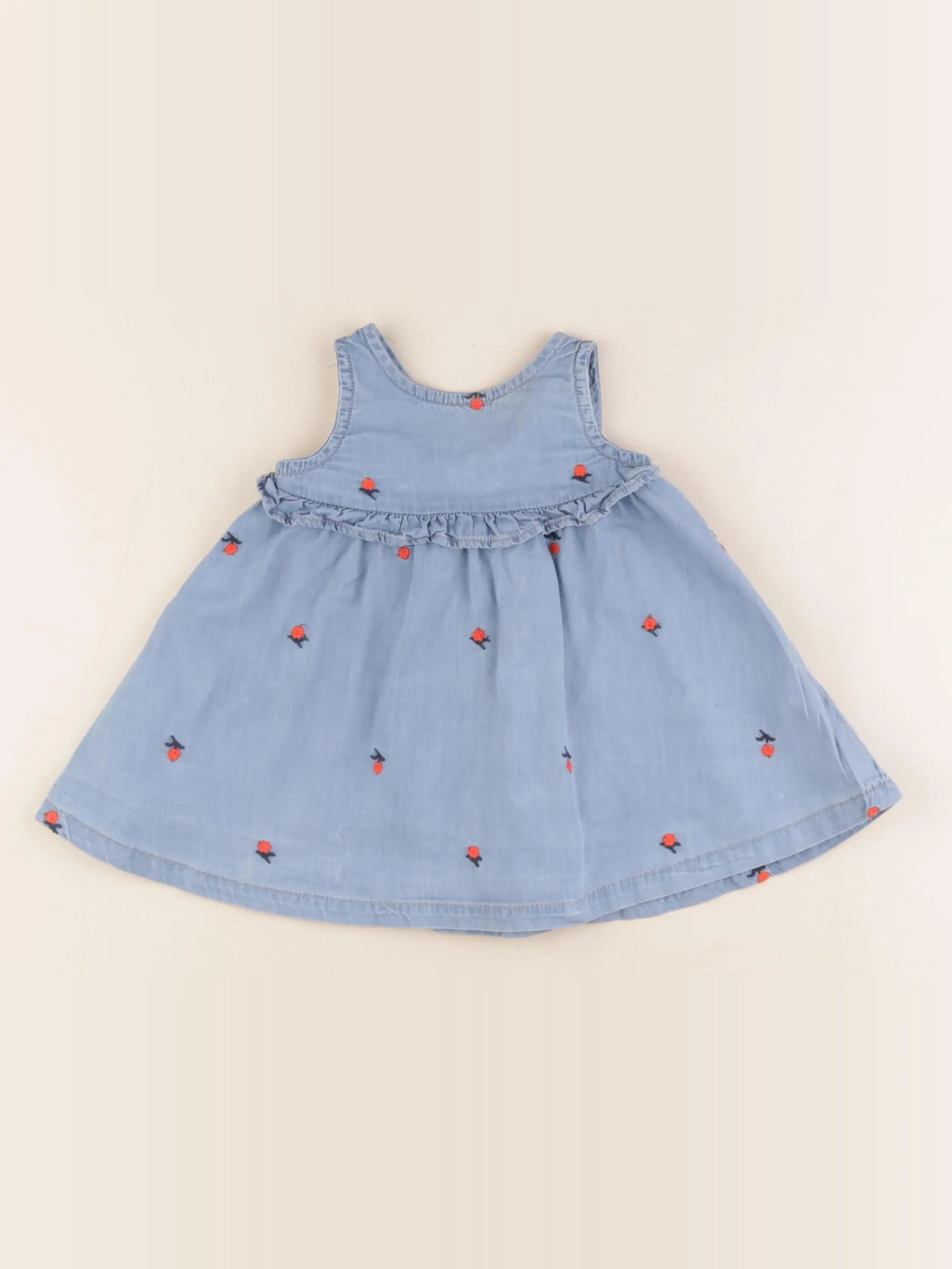 Boutchou - robe bleu - 6 mois
