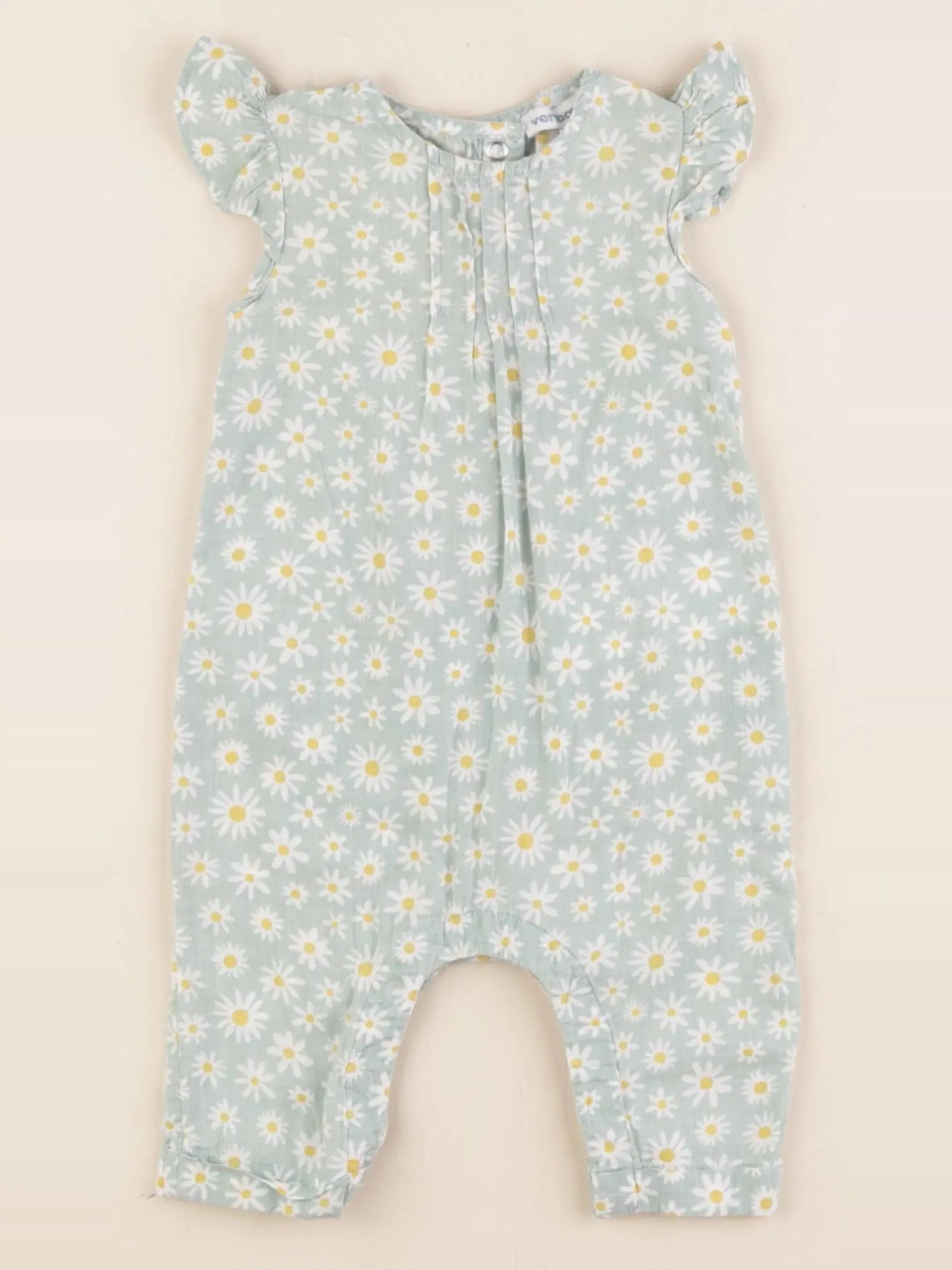 Vertbaudet - combinaison vert - 3 mois