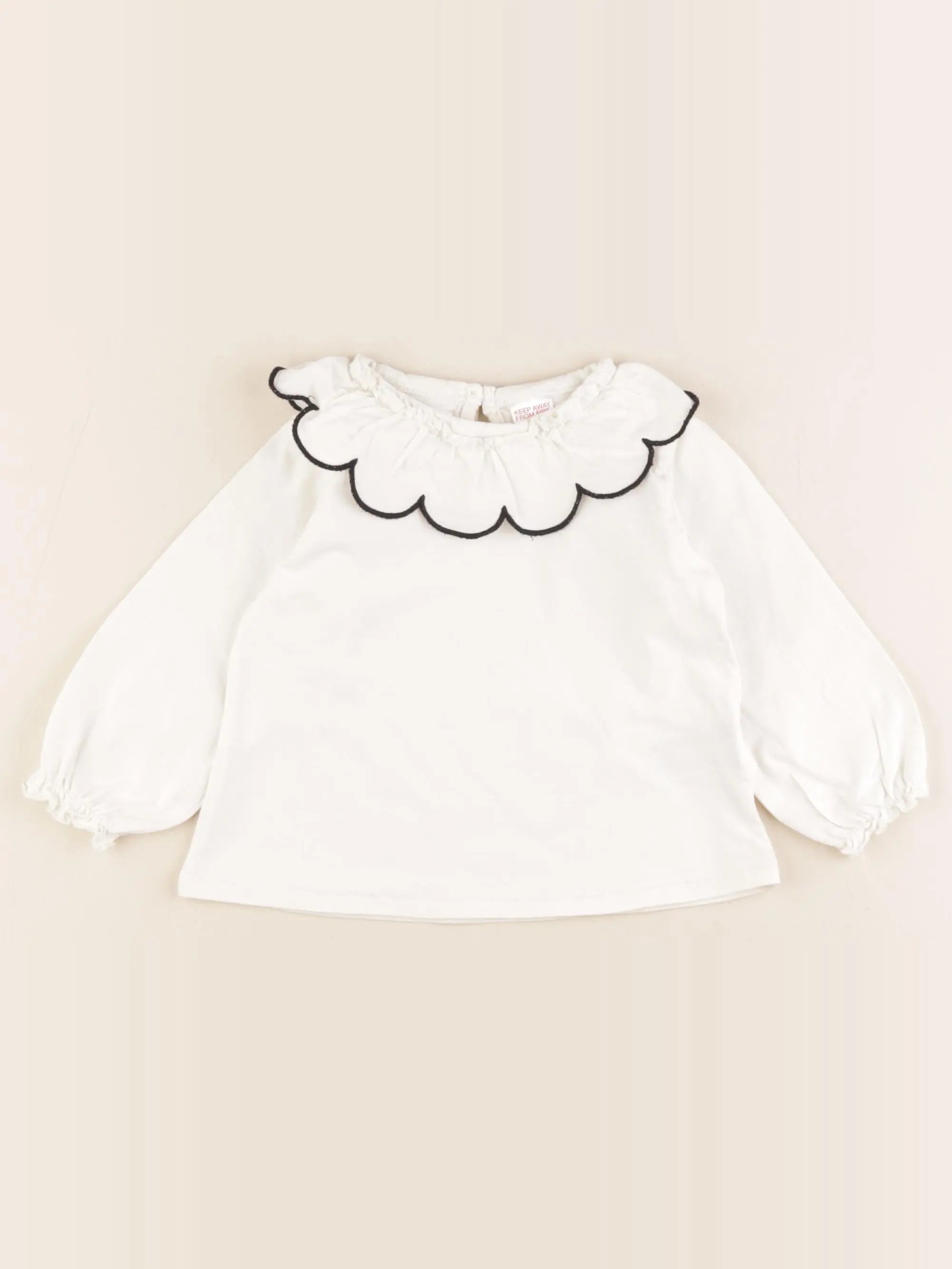 Zara - tee-shirt blanc - 9/12 mois