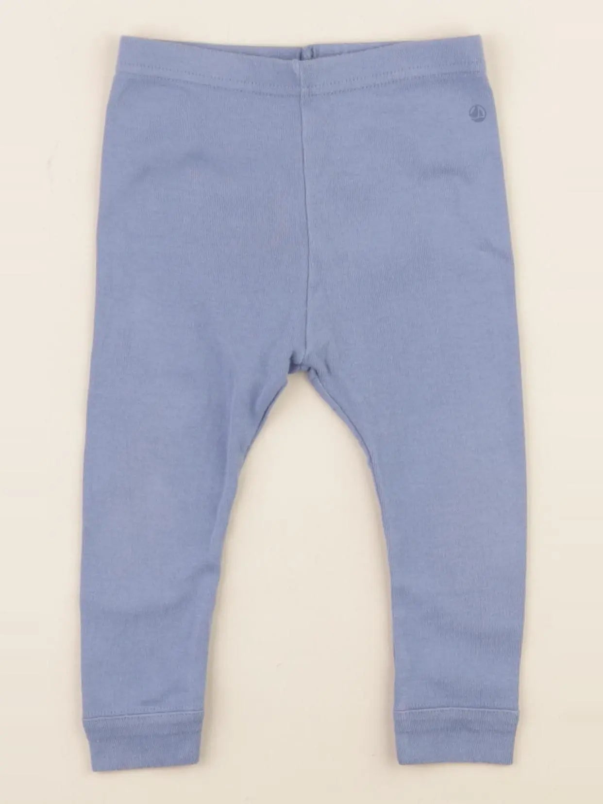Petit Bateau - legging bleu - 12 mois