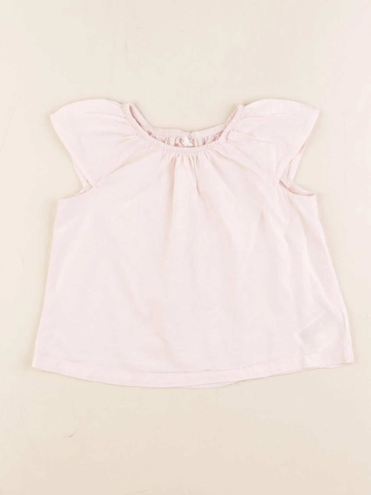 H&M - blouse rose - 9/12 mois