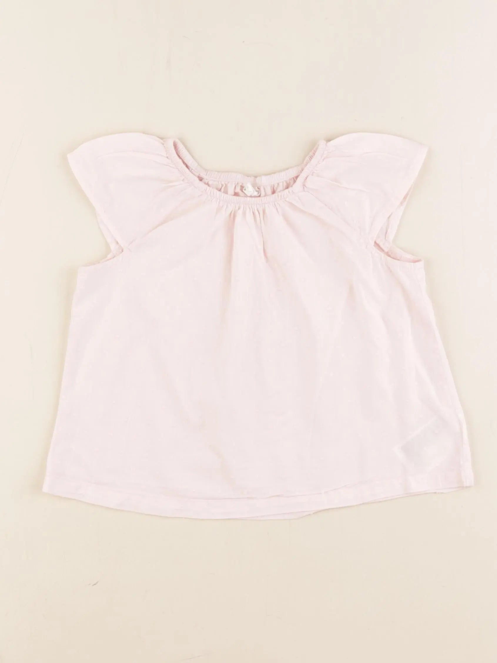 H&M - blouse rose - 9/12 mois