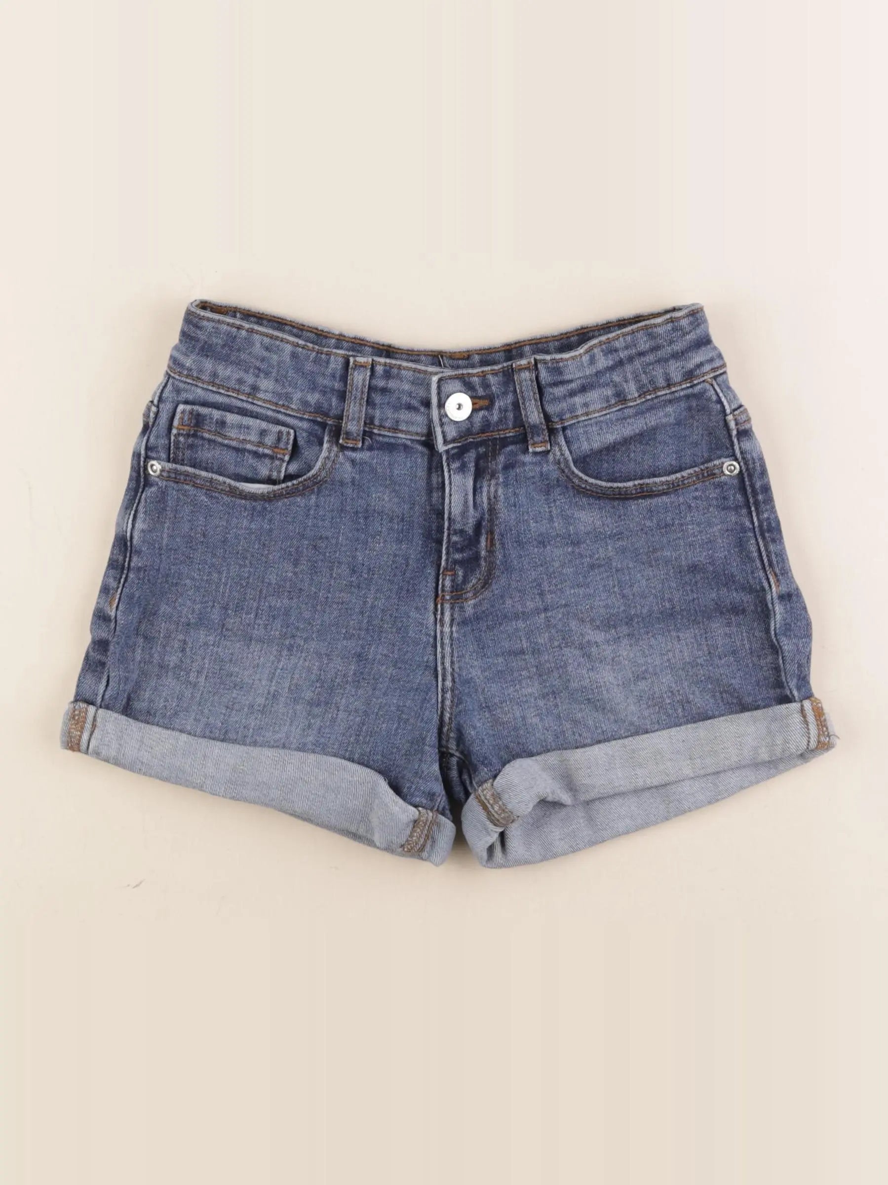 Vertbaudet - short bleu - 9 ans