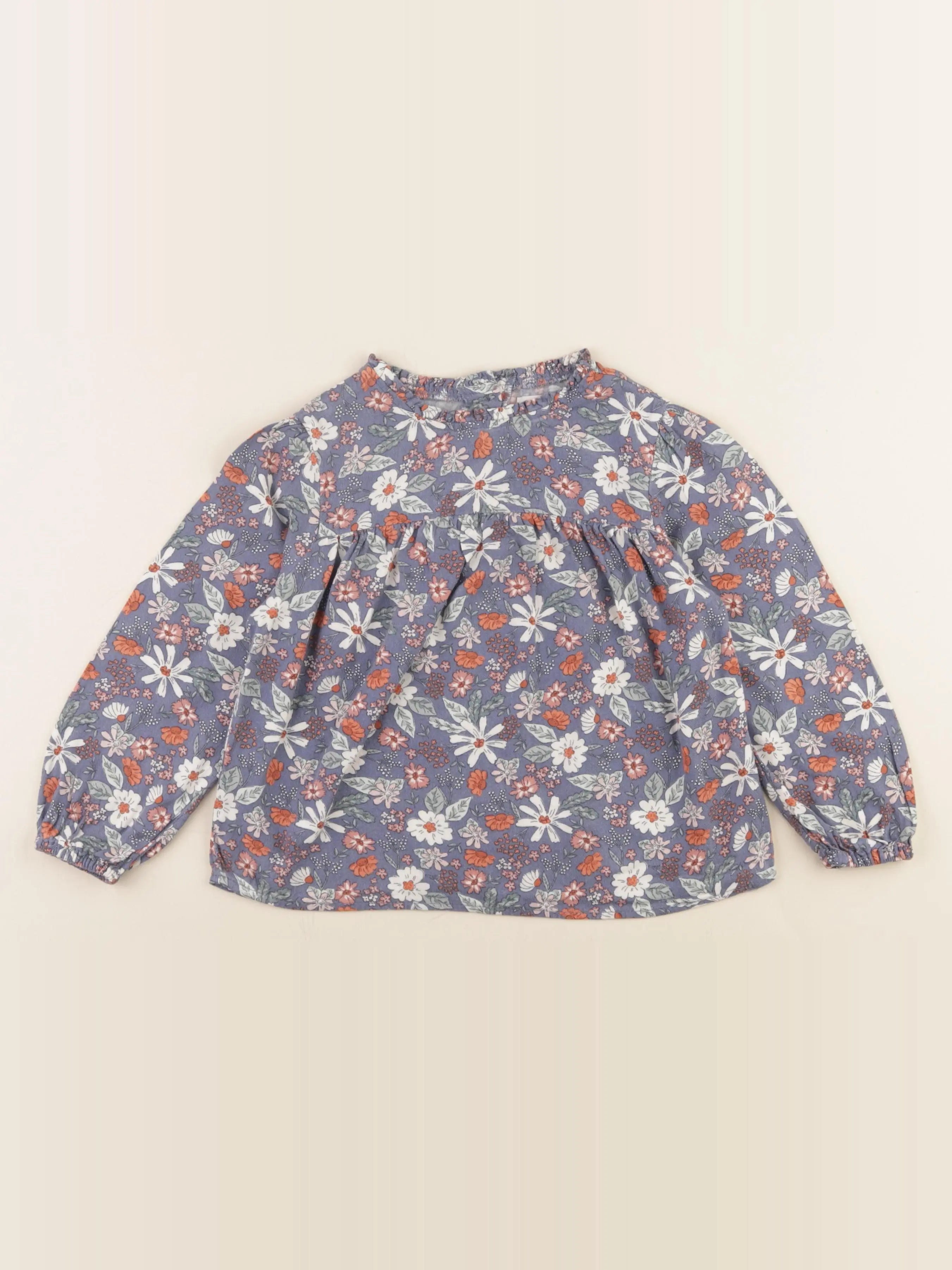 Vertbaudet - blouse bleu - 5 ans