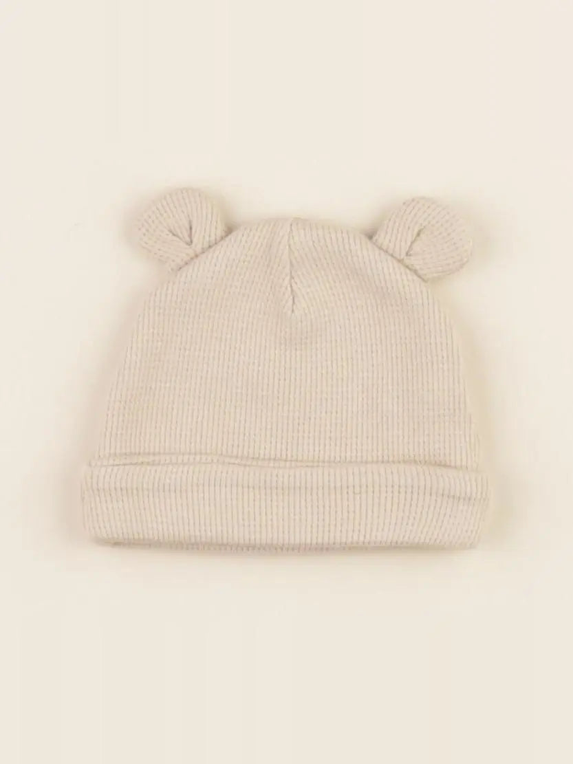 Vertbaudet - bonnet de naissance beige - 0/1 mois