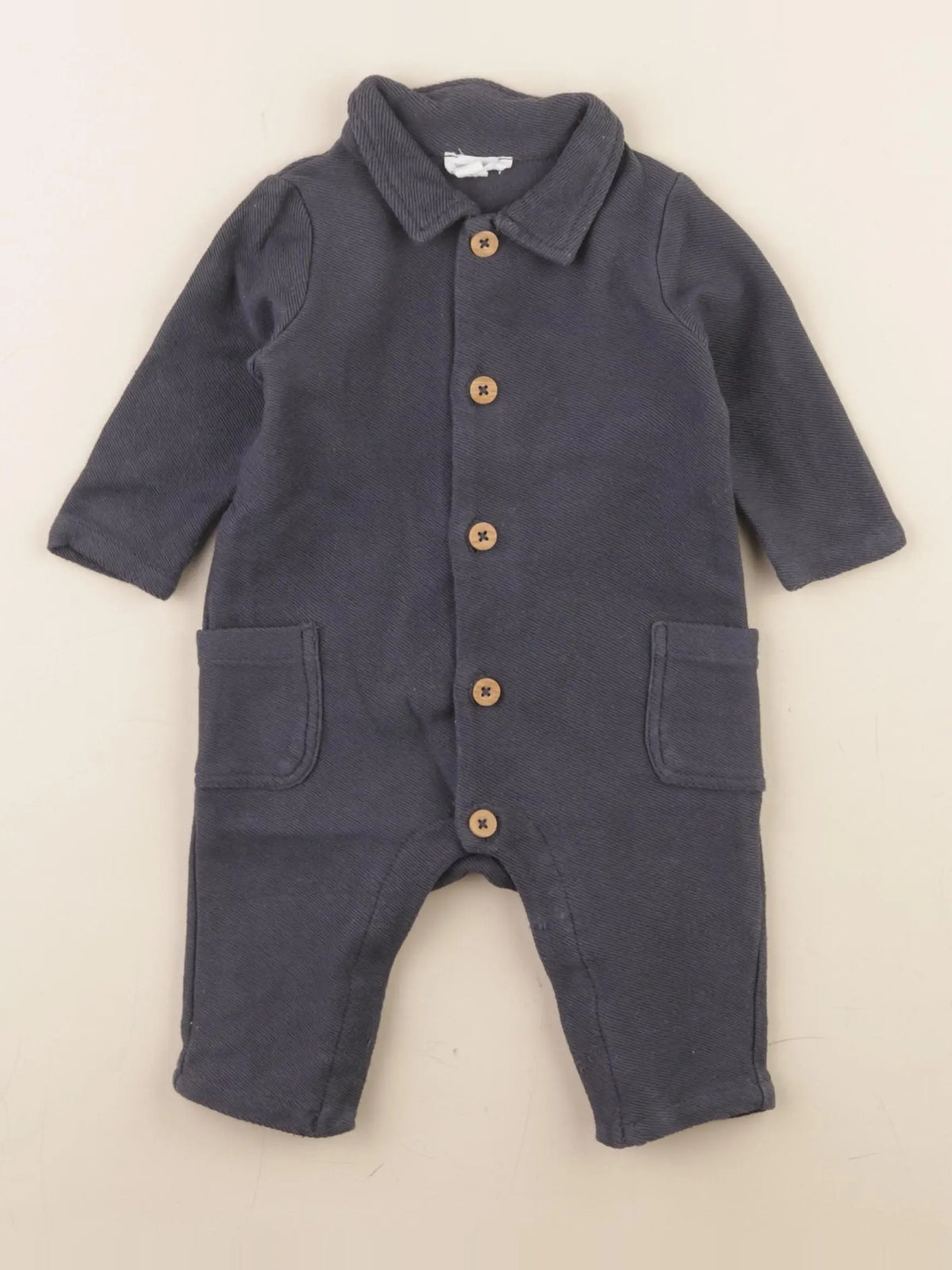 Vertbaudet - combinaison bleu - 3 mois