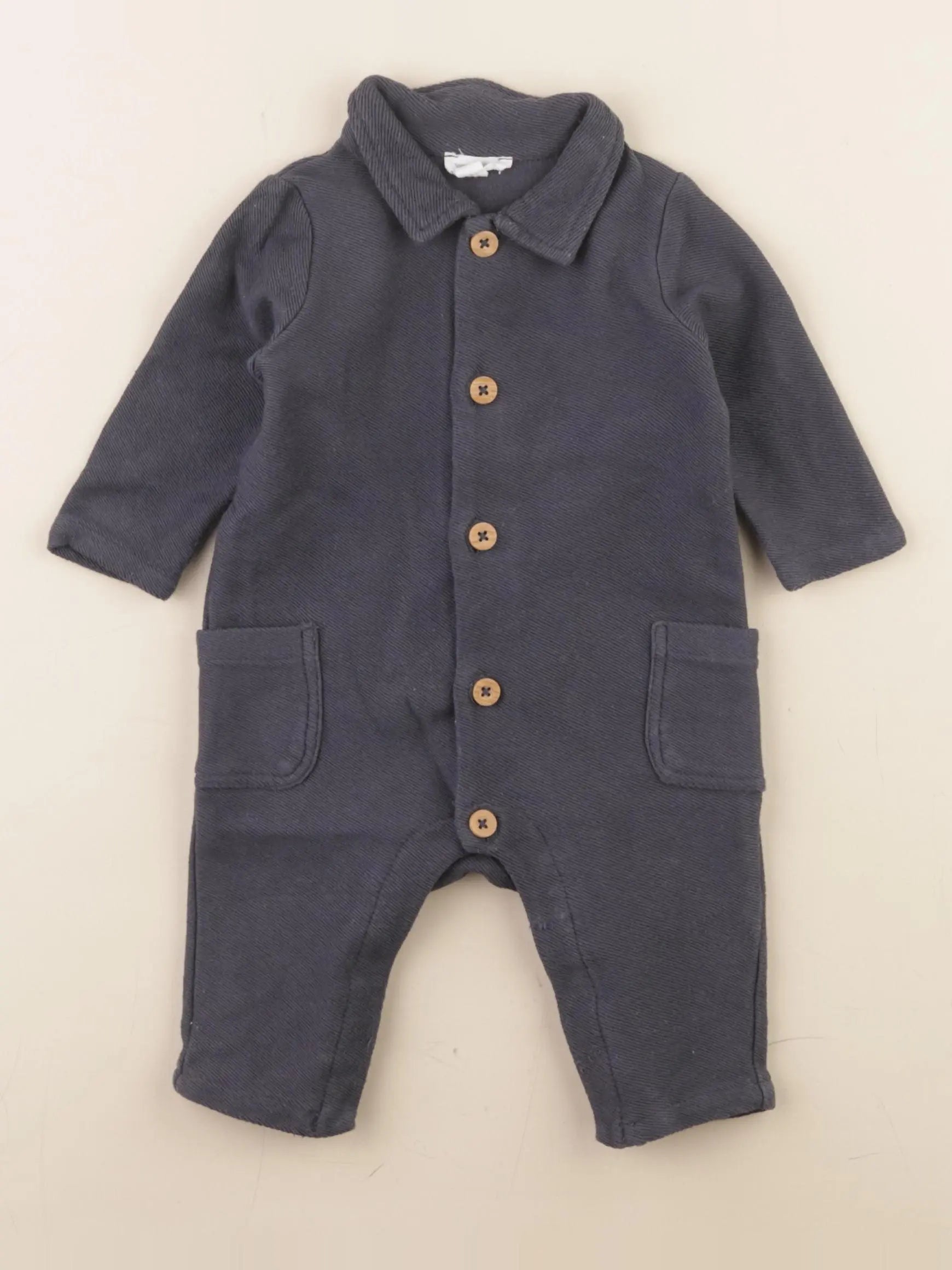 Vertbaudet - combinaison bleu - 3 mois