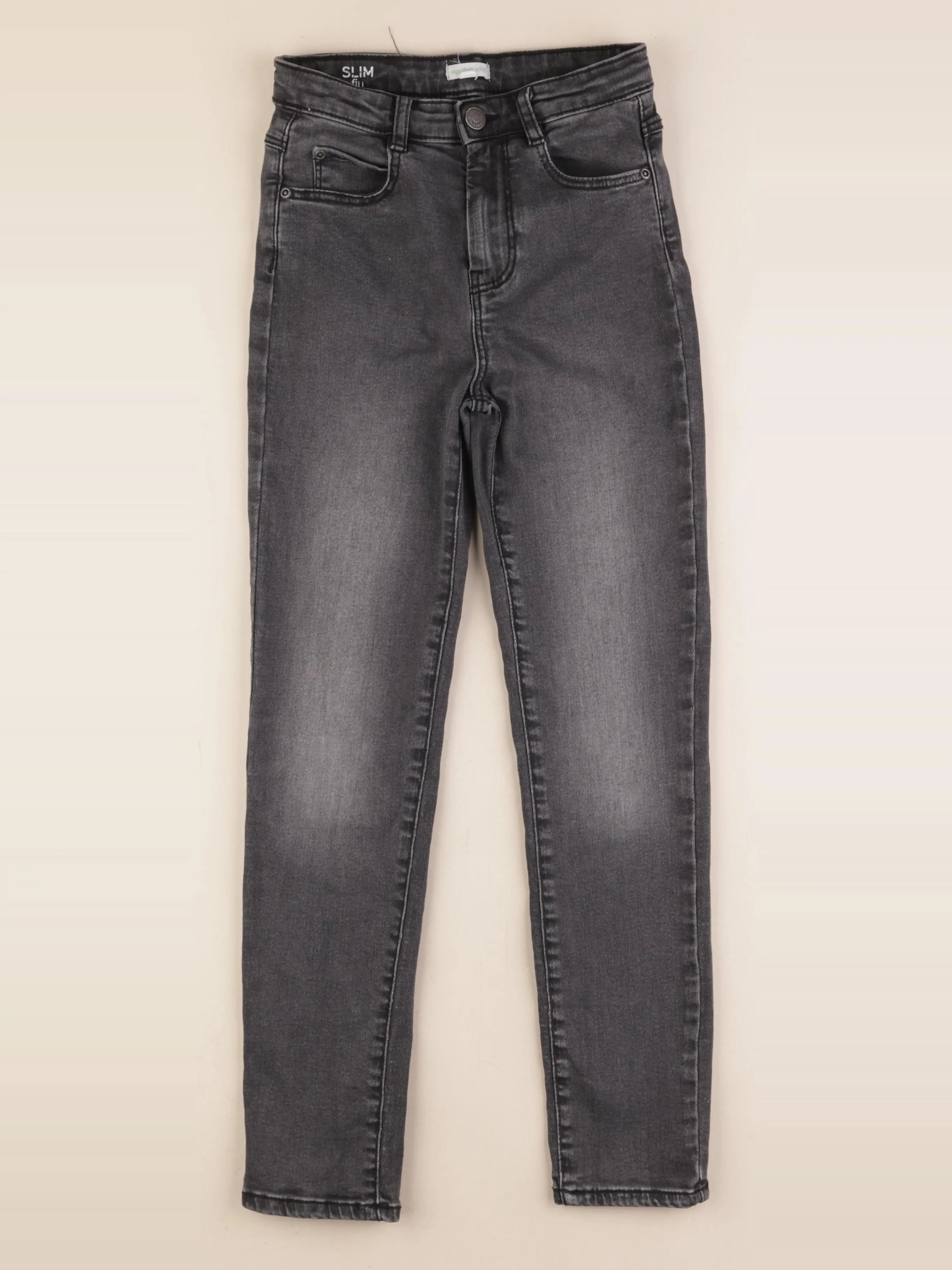 Vertbaudet - jean gris - 10 ans