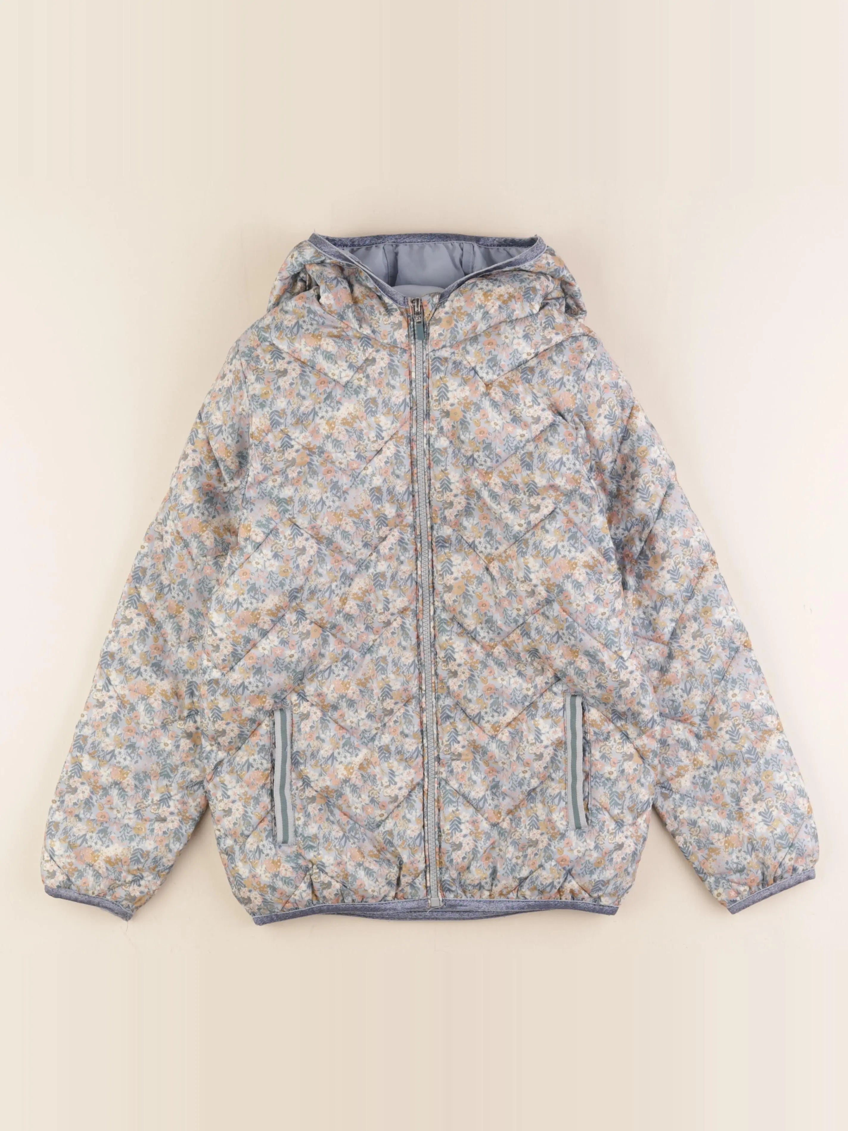 Vertbaudet - doudoune bleu - 10 ans